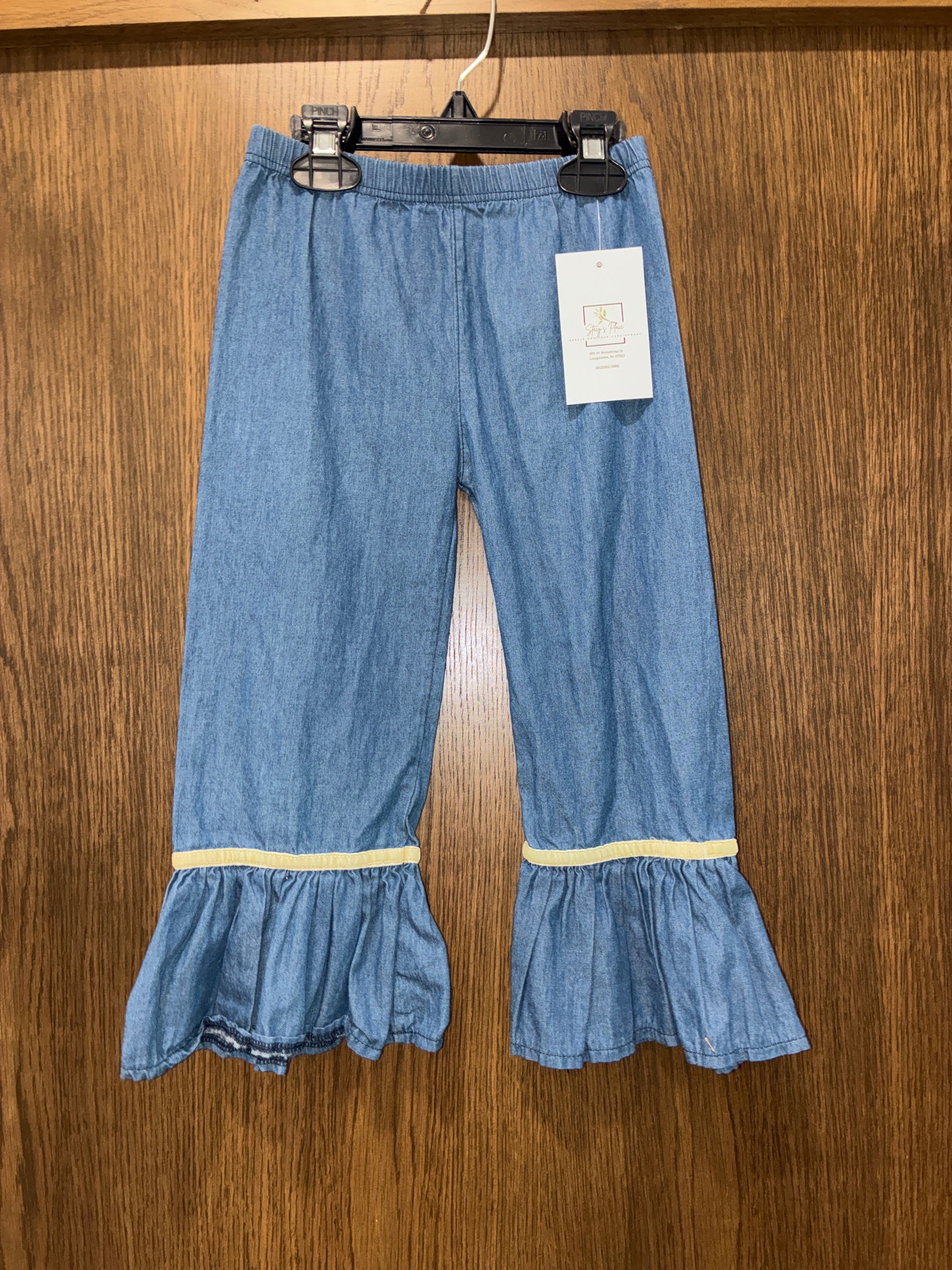 Girls HarperBleu Bell Bottom Pants Size 4