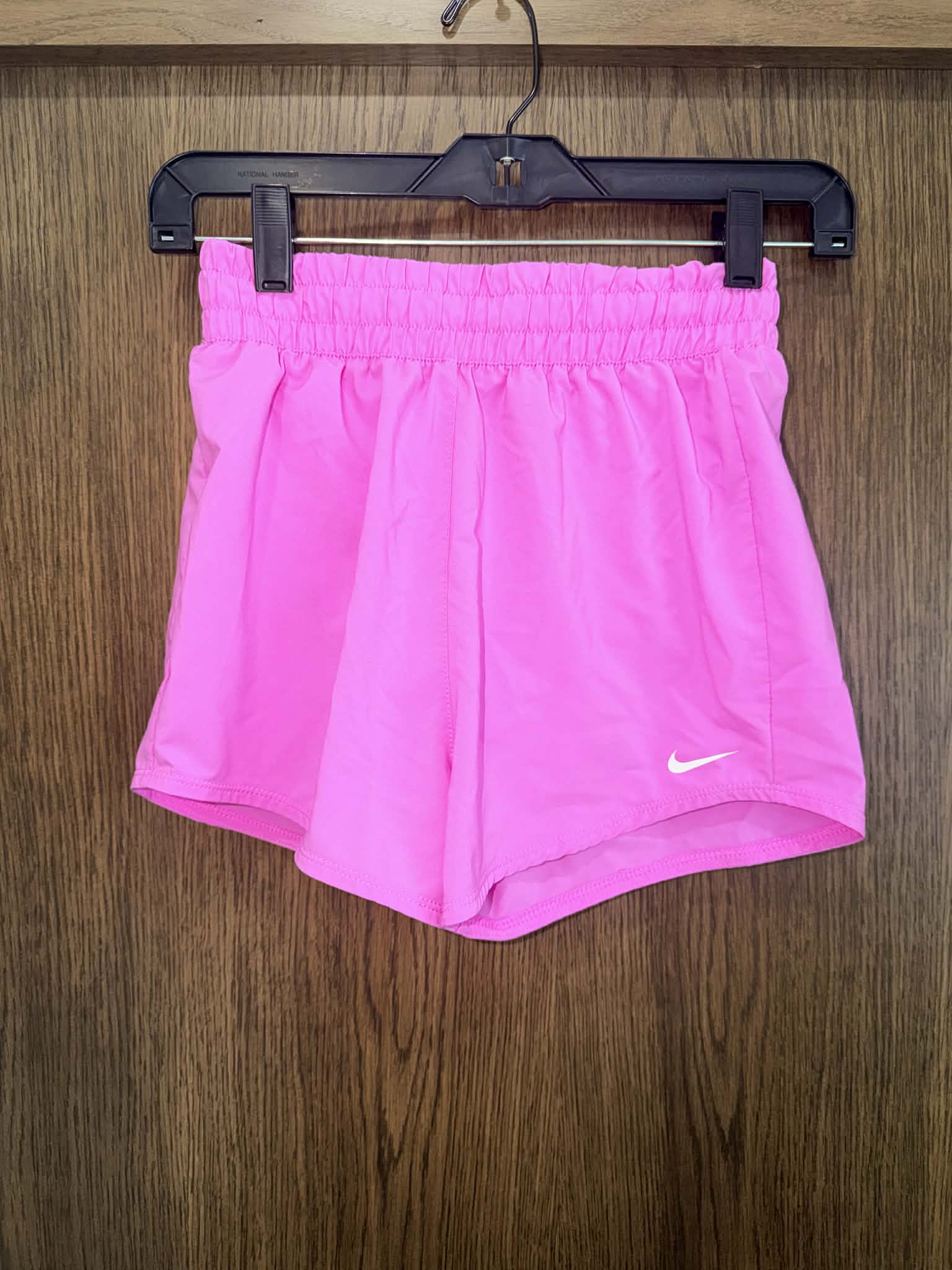 Girls Nike Shorts Lined Size YM Youth Medium 3" Volley  High Waist