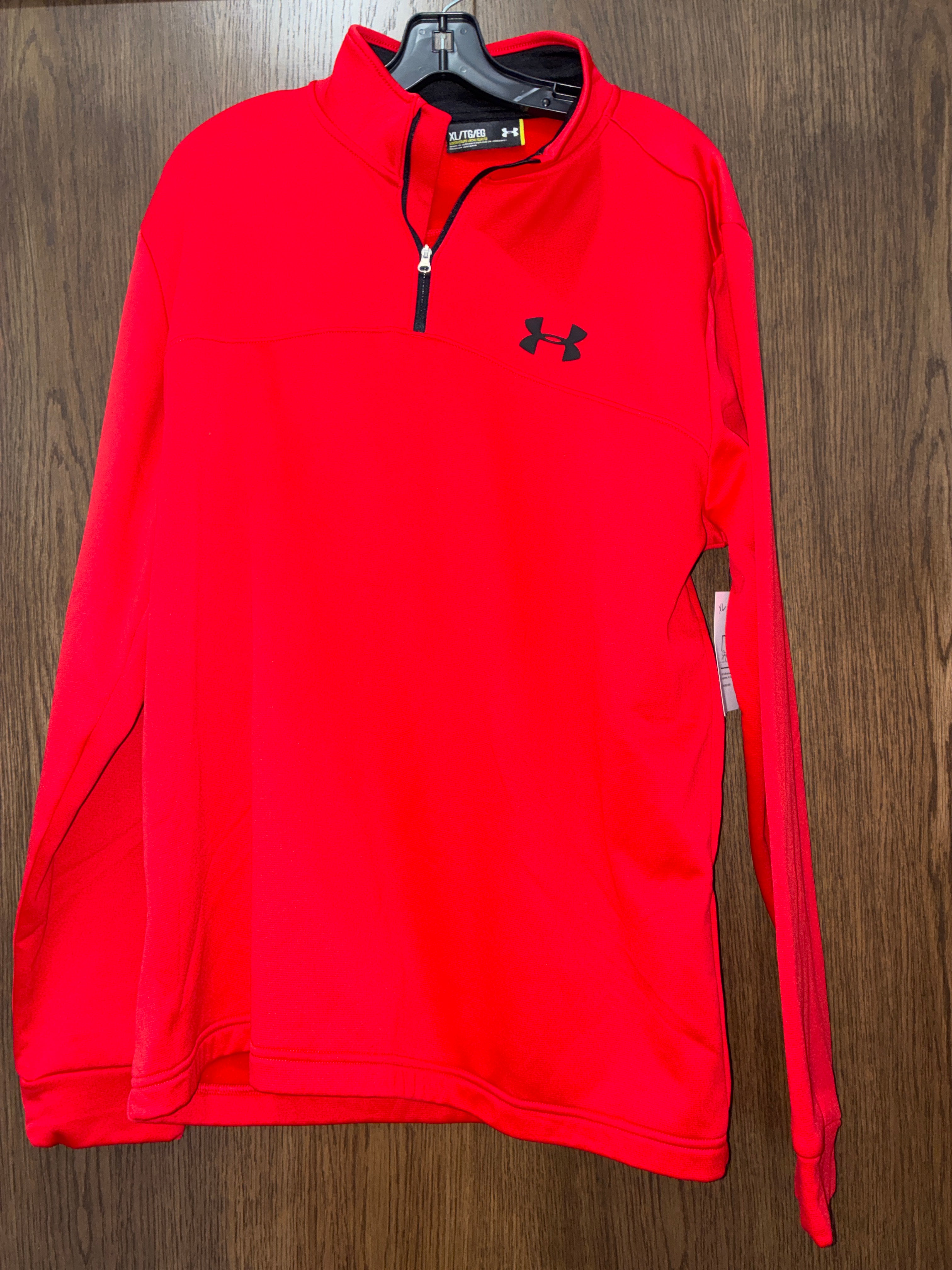 Men’s under Armour fleece lined quarter zip size xl