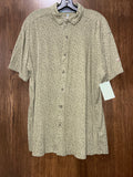 Kuhl Men's Born in the Mountains Short-Sleeve Green Button-Up Shirt  XXL
