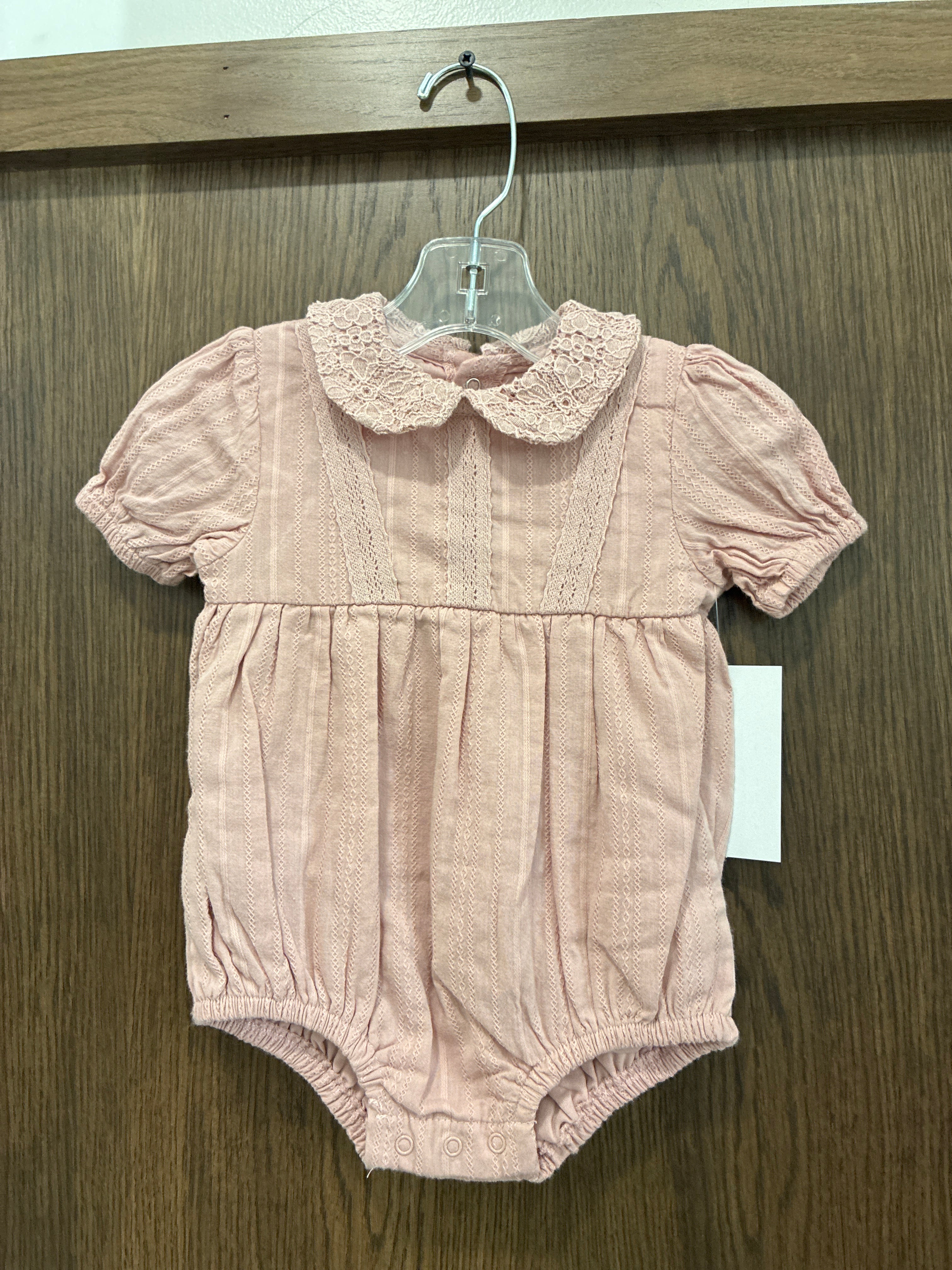 Baby Girl's Rachel Zoe Smocked Romper 6-9 months