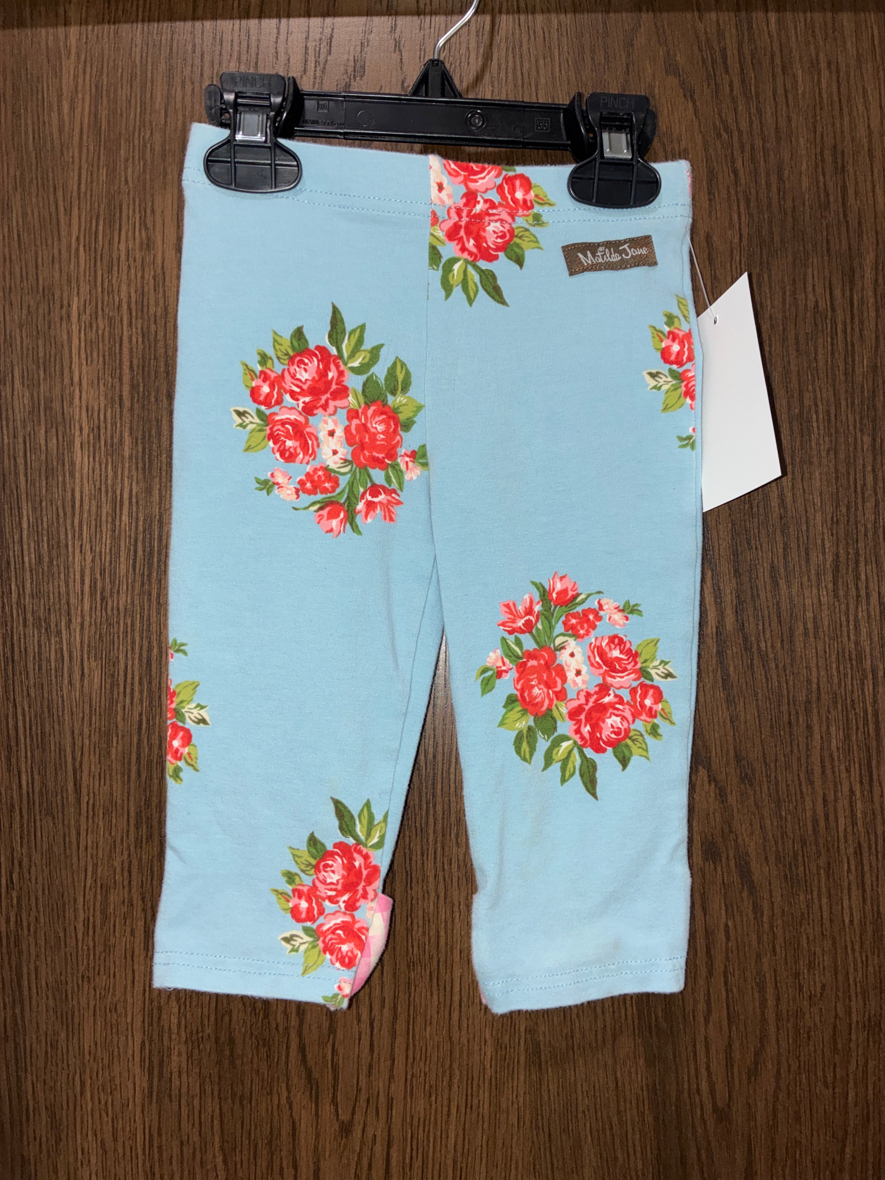 Girls Matilda Jane Floral Pants Size 4