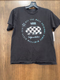 Boys Vans Short Sleeve Shirt size youth medium