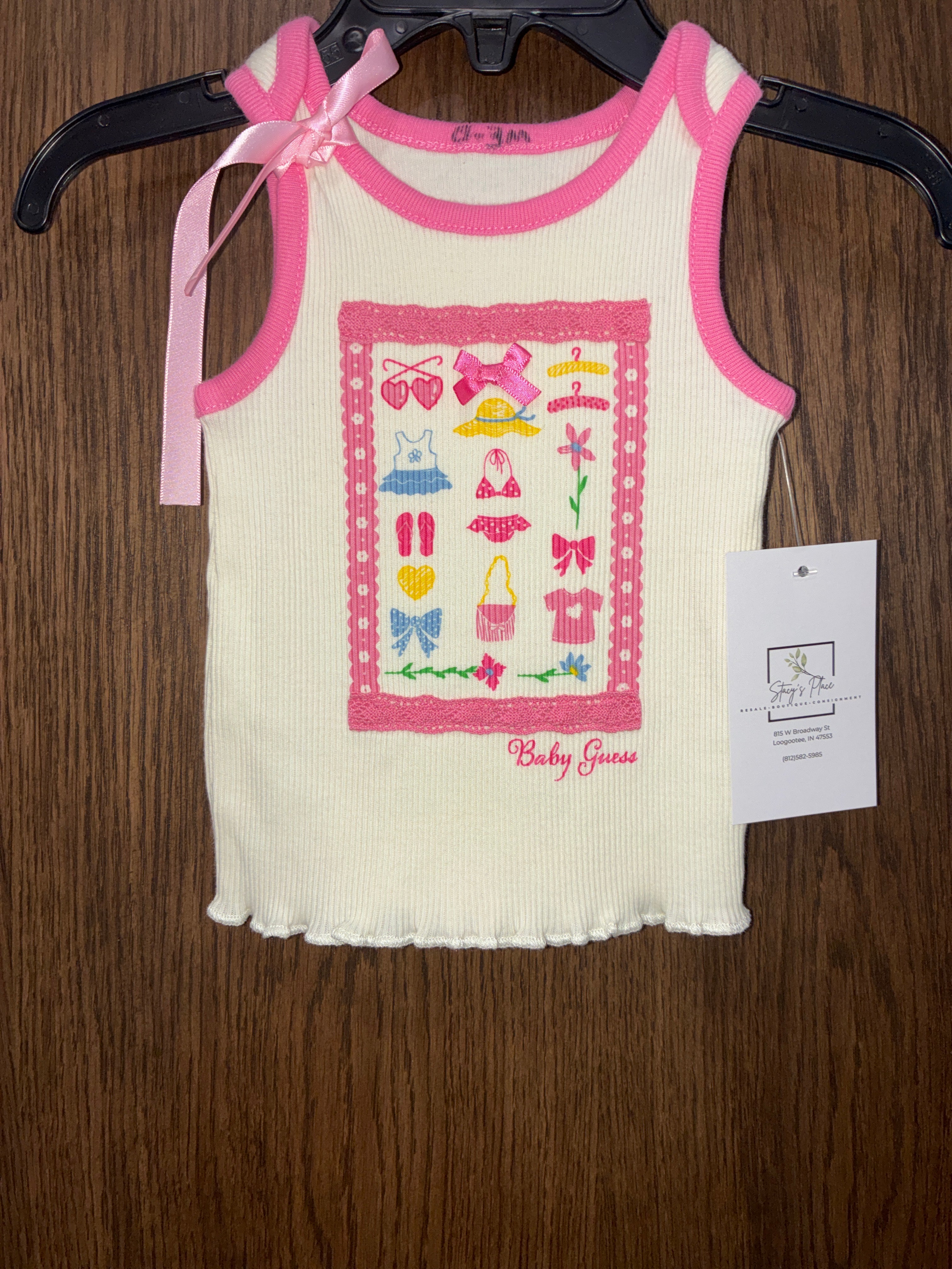 Girls Baby Guess Tank Top size 0-3 Months
