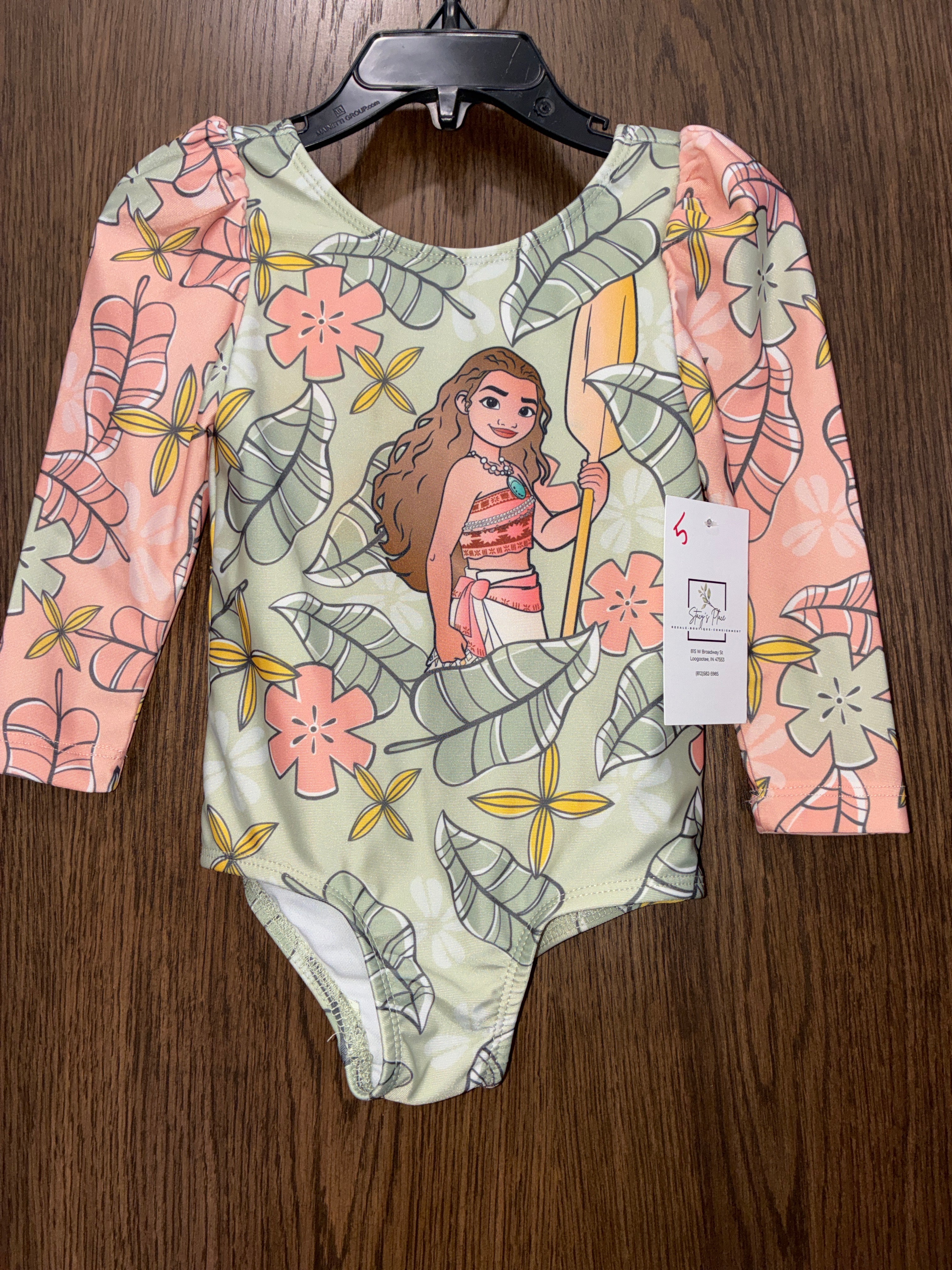 Girls Moana Swimsuit Size 18 Months