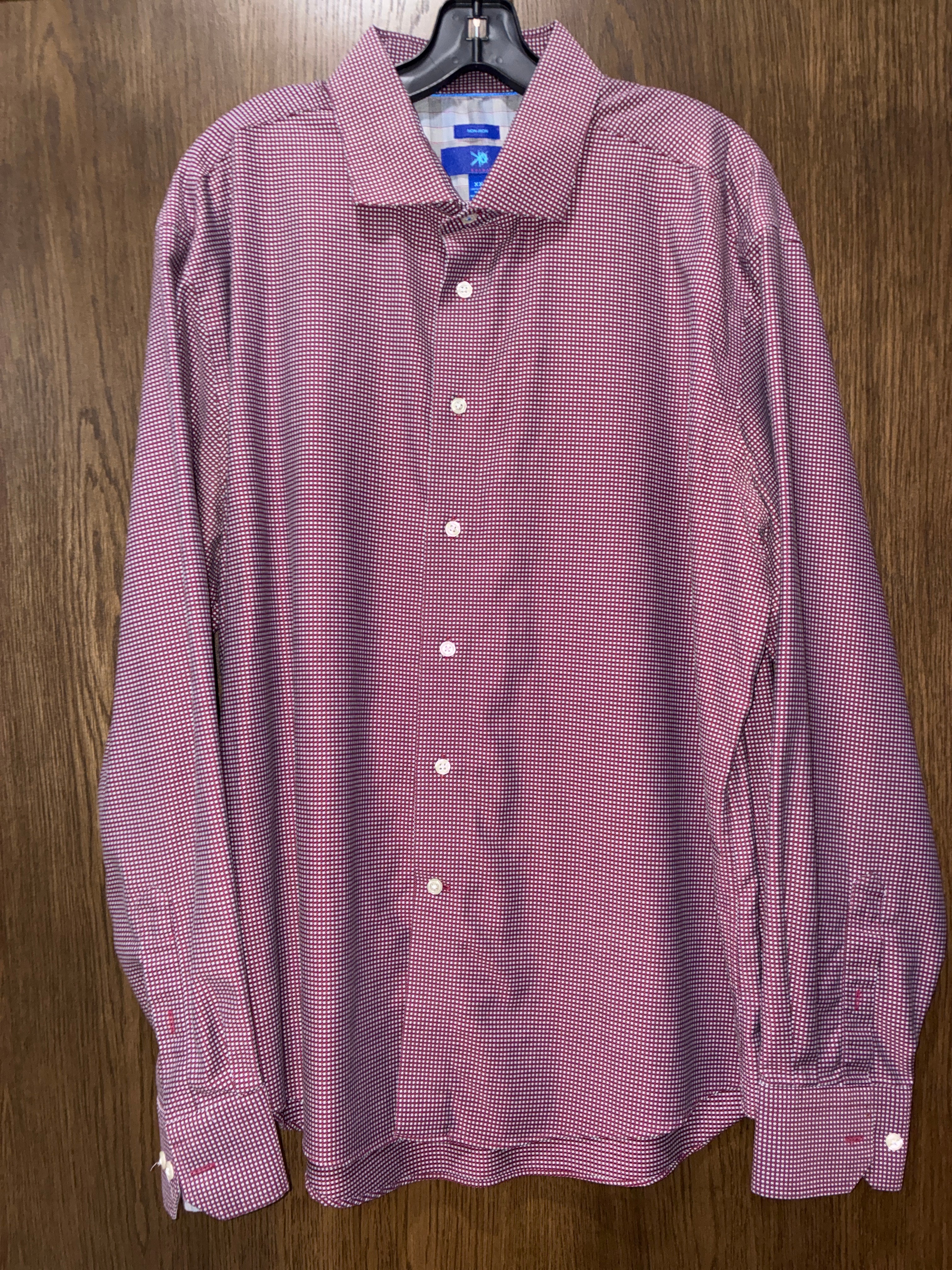 Men’s Egara Long Sleeve Button Up Shirt Size XXL