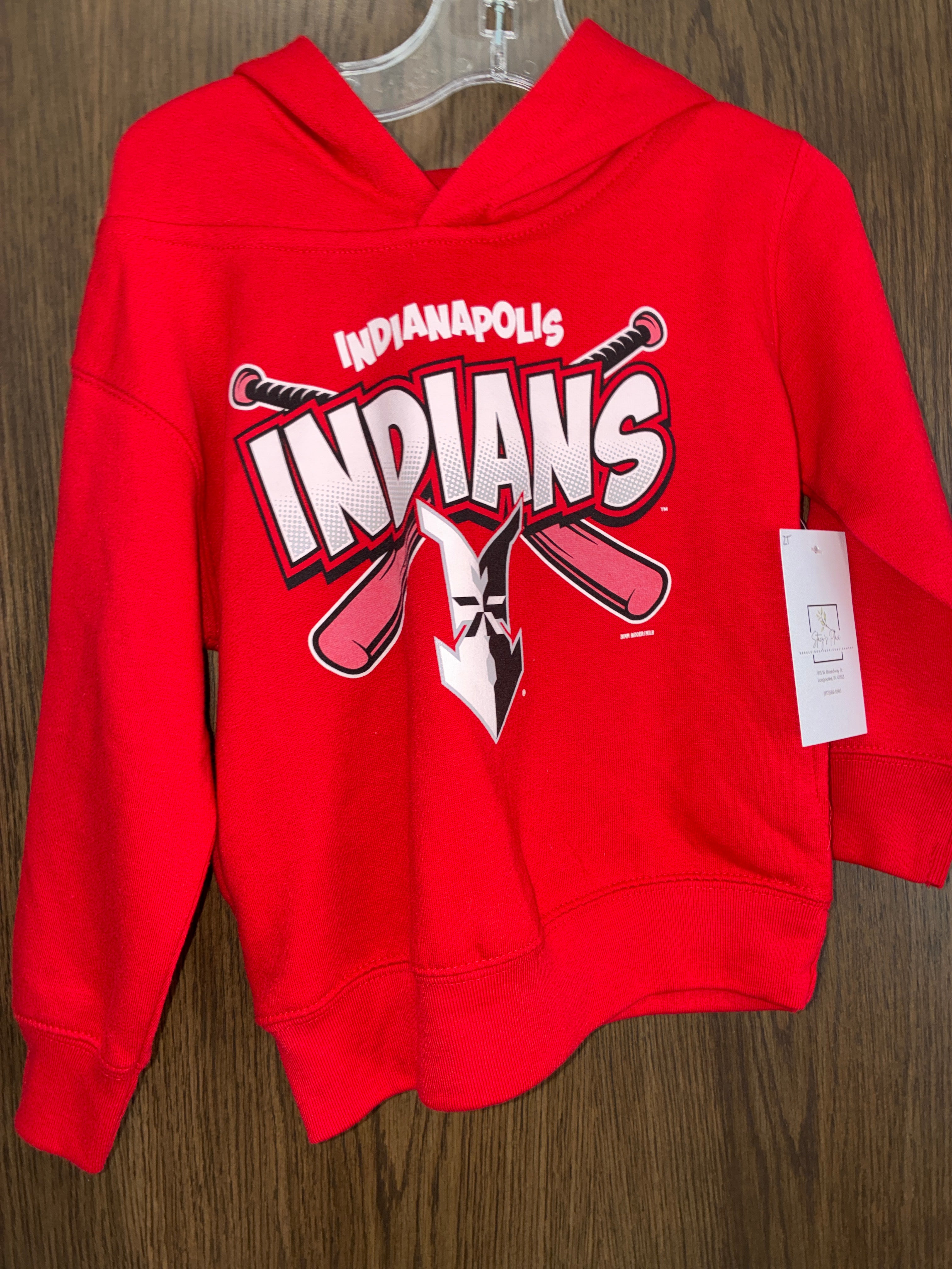 Indianapolis Indians hoodie size 2T