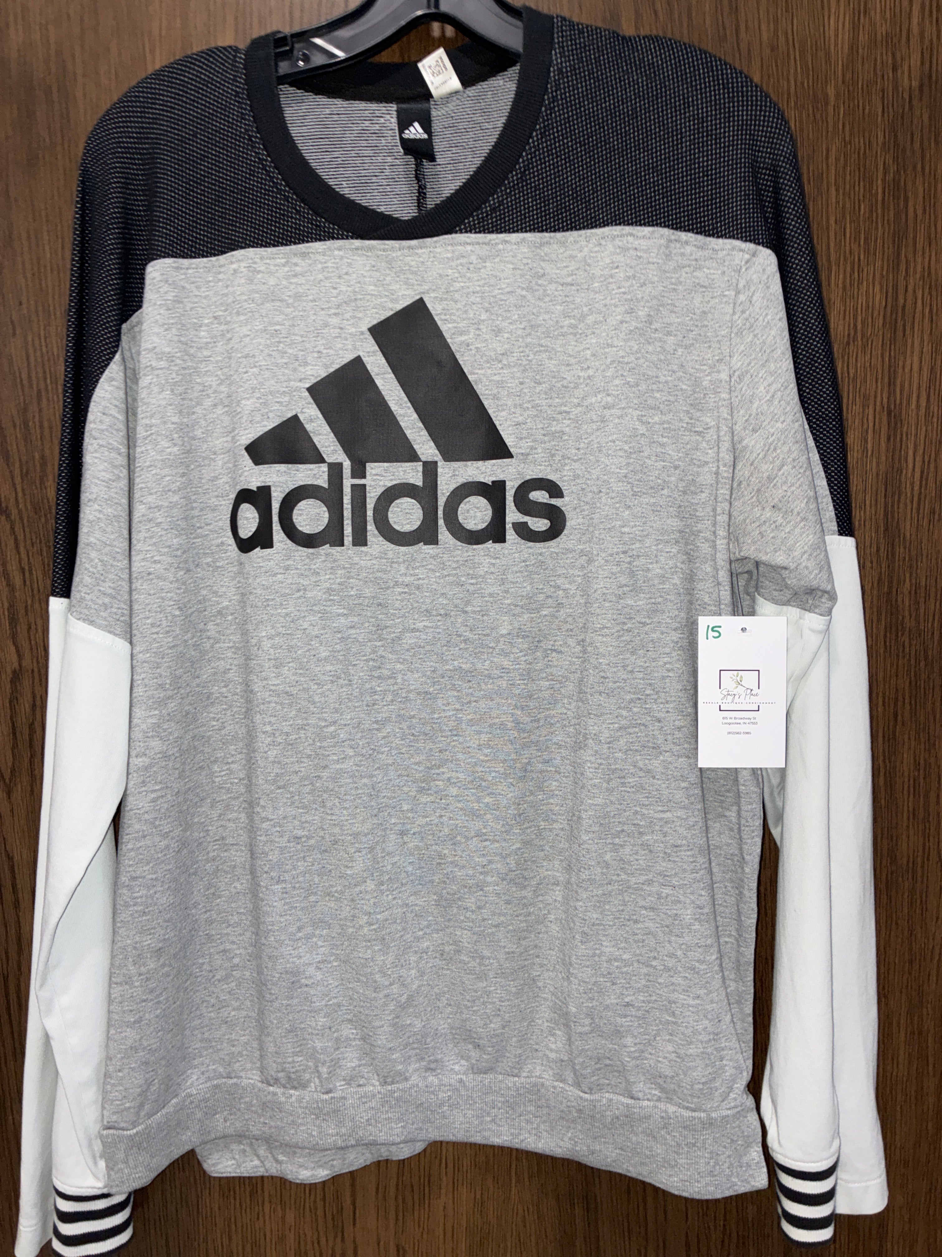 Men’s Adidas Long Sleeve Shirt Size Large