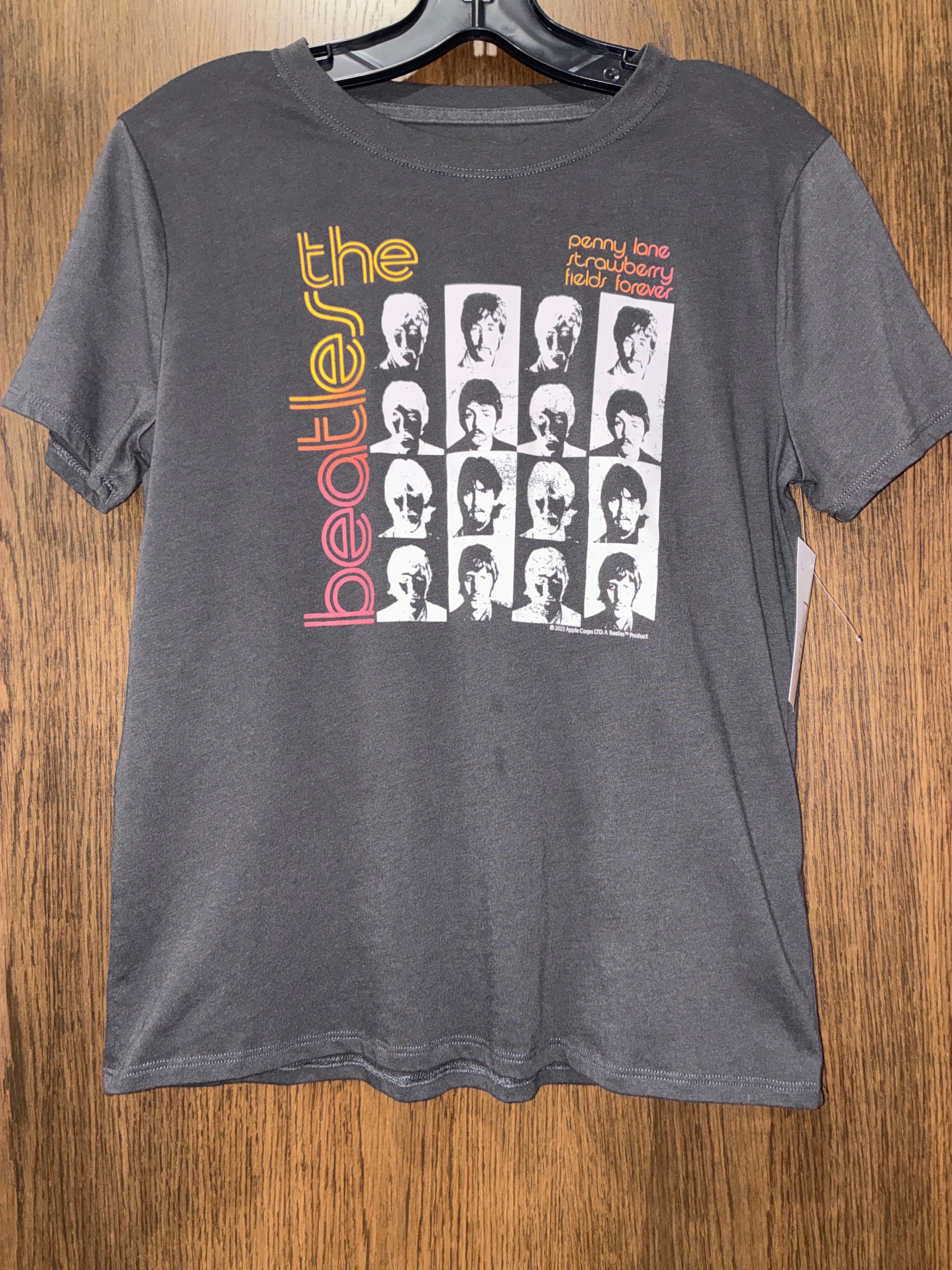 Boys The Beatles Short Sleeve Size Youth Large