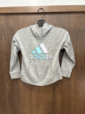 Girls Adidas hooded sweatshirt size 6
