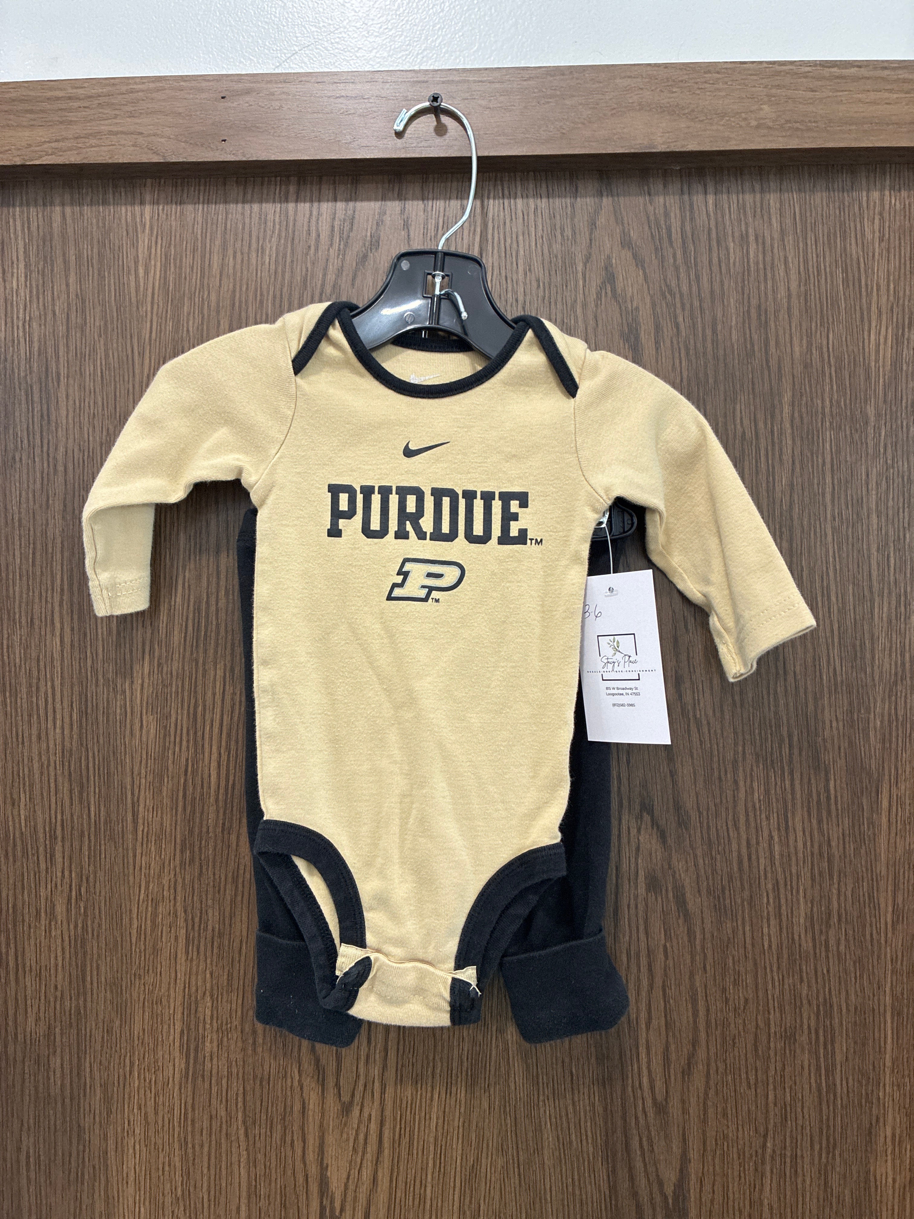 Baby Nike Purdue 2 piece outfit size 3-6 months