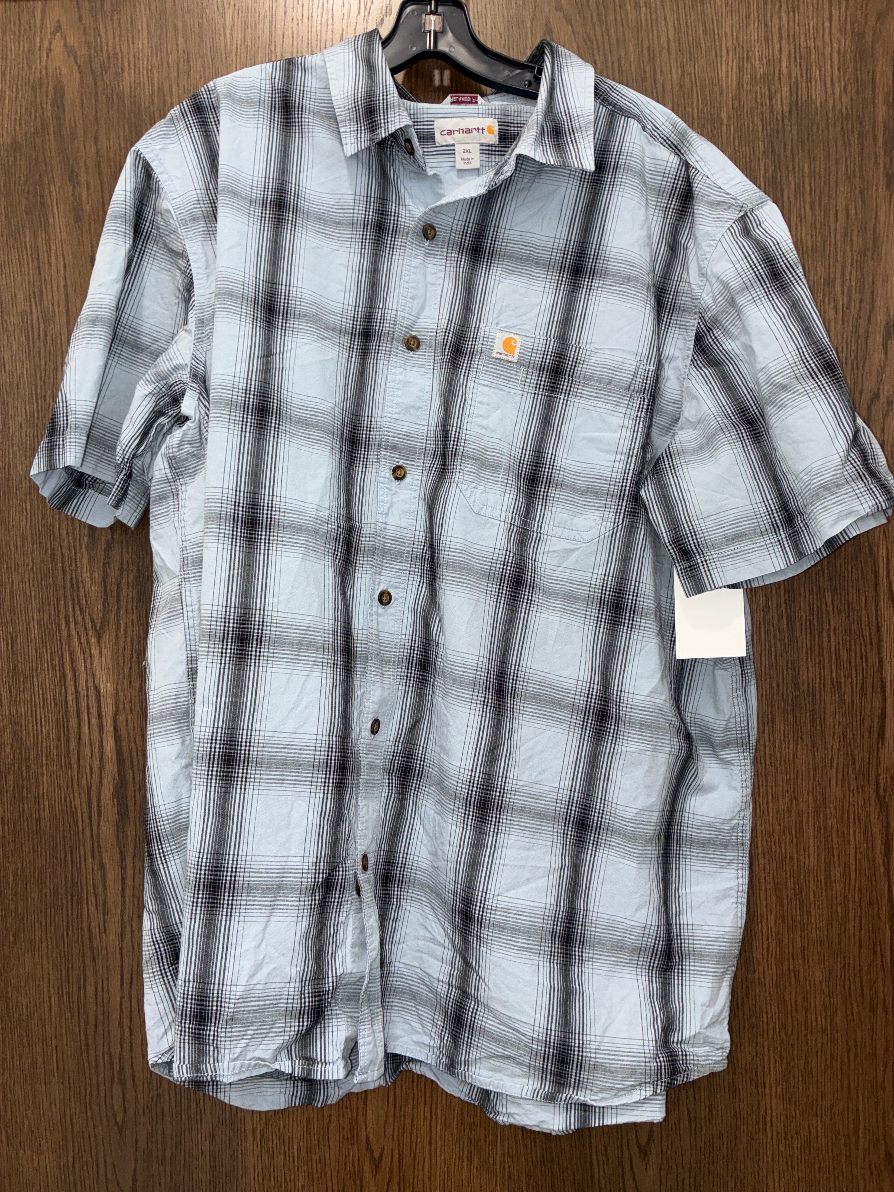 Men’s Carhartt button up short sleeve size 2X