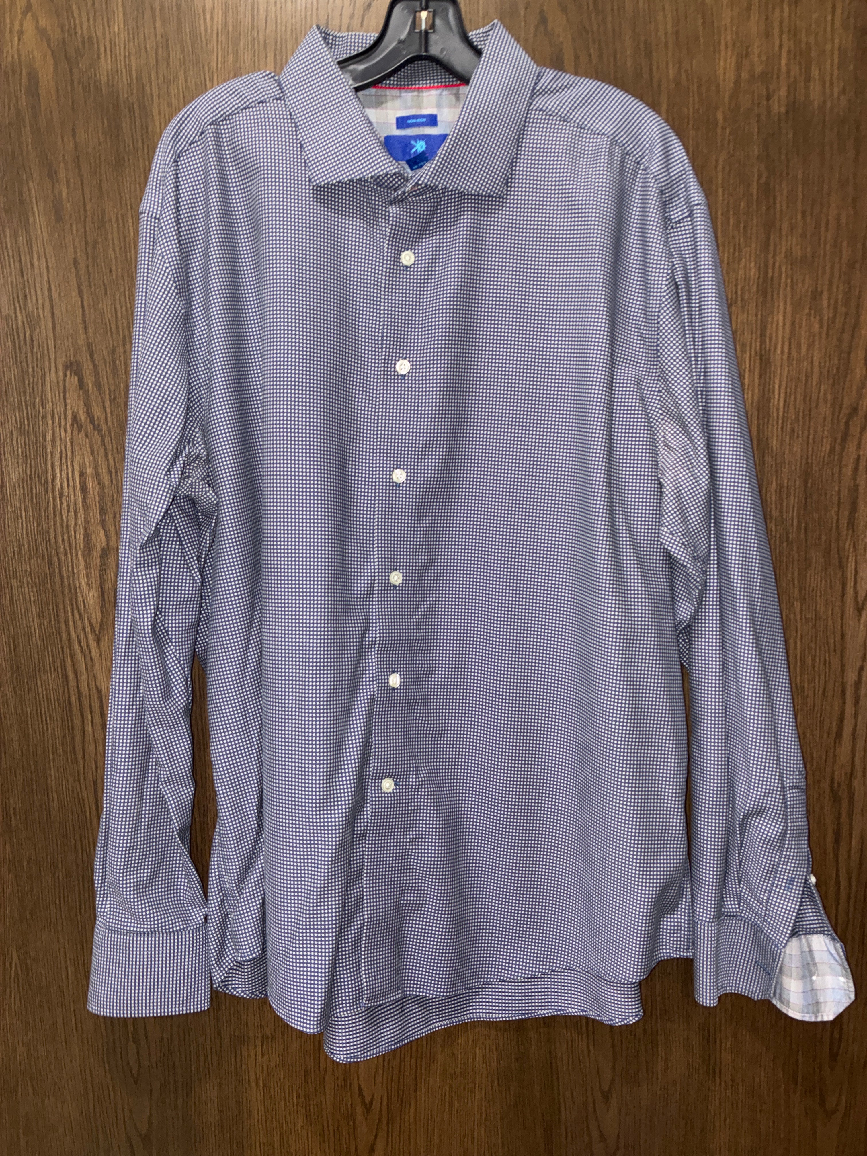 Men’s Egara Long Sleeve Button Up Shirt Size XXL