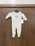 Boys Rabbit Bear Elephant  Sleep & Play Footie 3-6 months