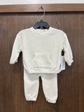 Carter's Velour 2pc Crew & Joggers 3-6 months