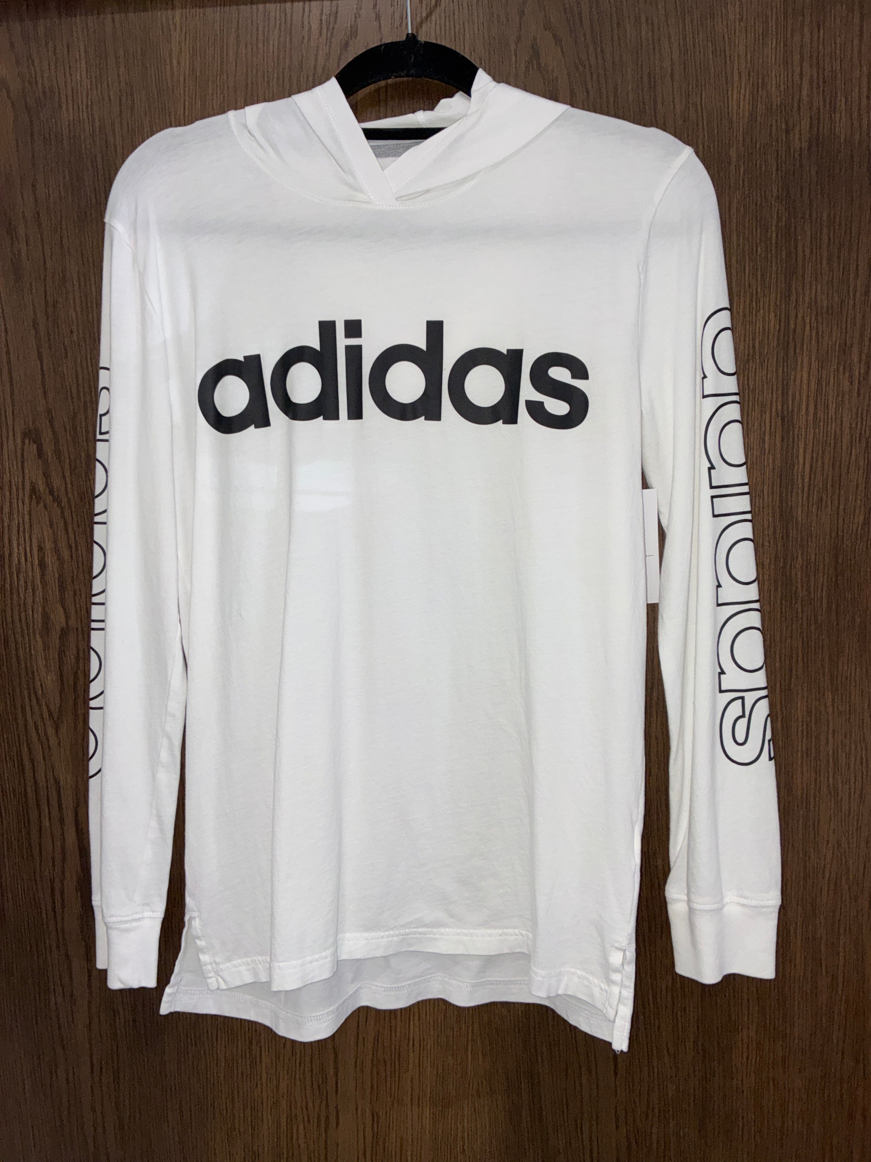 Boy’s Adidas Long Sleeve Hooded Shirt size Youth Large