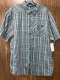 Arc’Teryx Short Sleeve Plaid Button Up with Pockets  XXL 2X