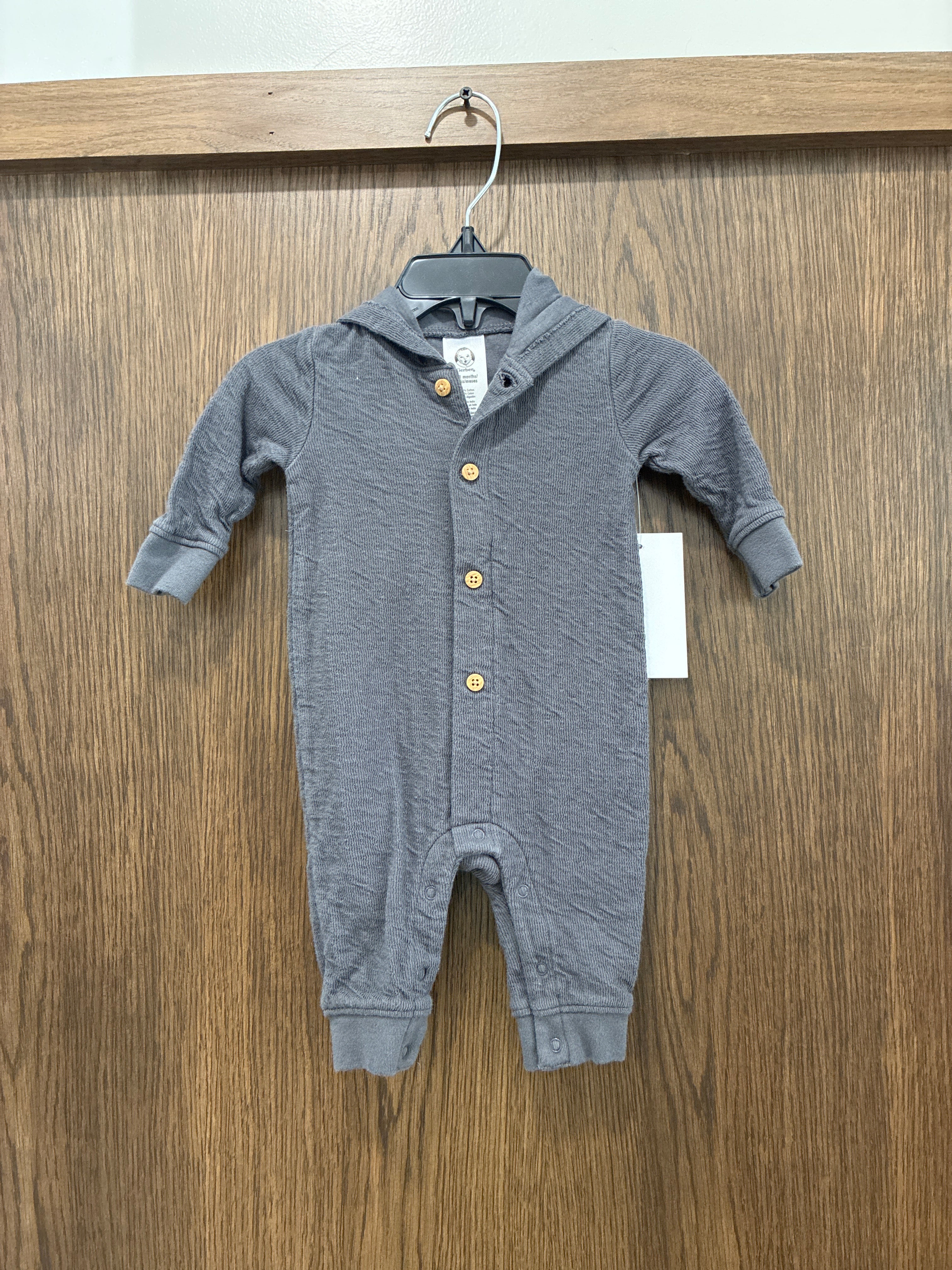 Boys Gerber Organic Cotton Romper 0-3 Months