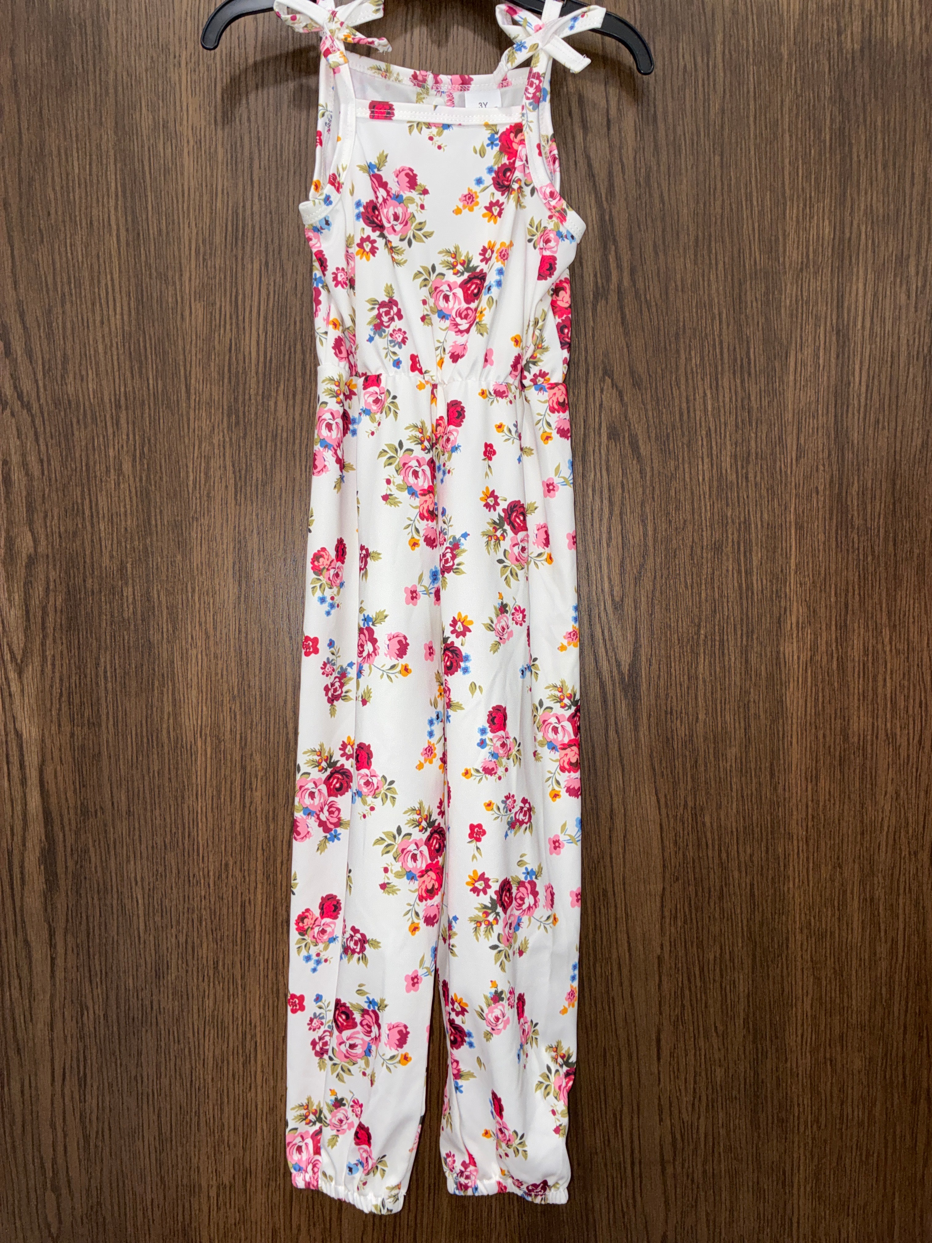 Girls Floral Romper Size 3T