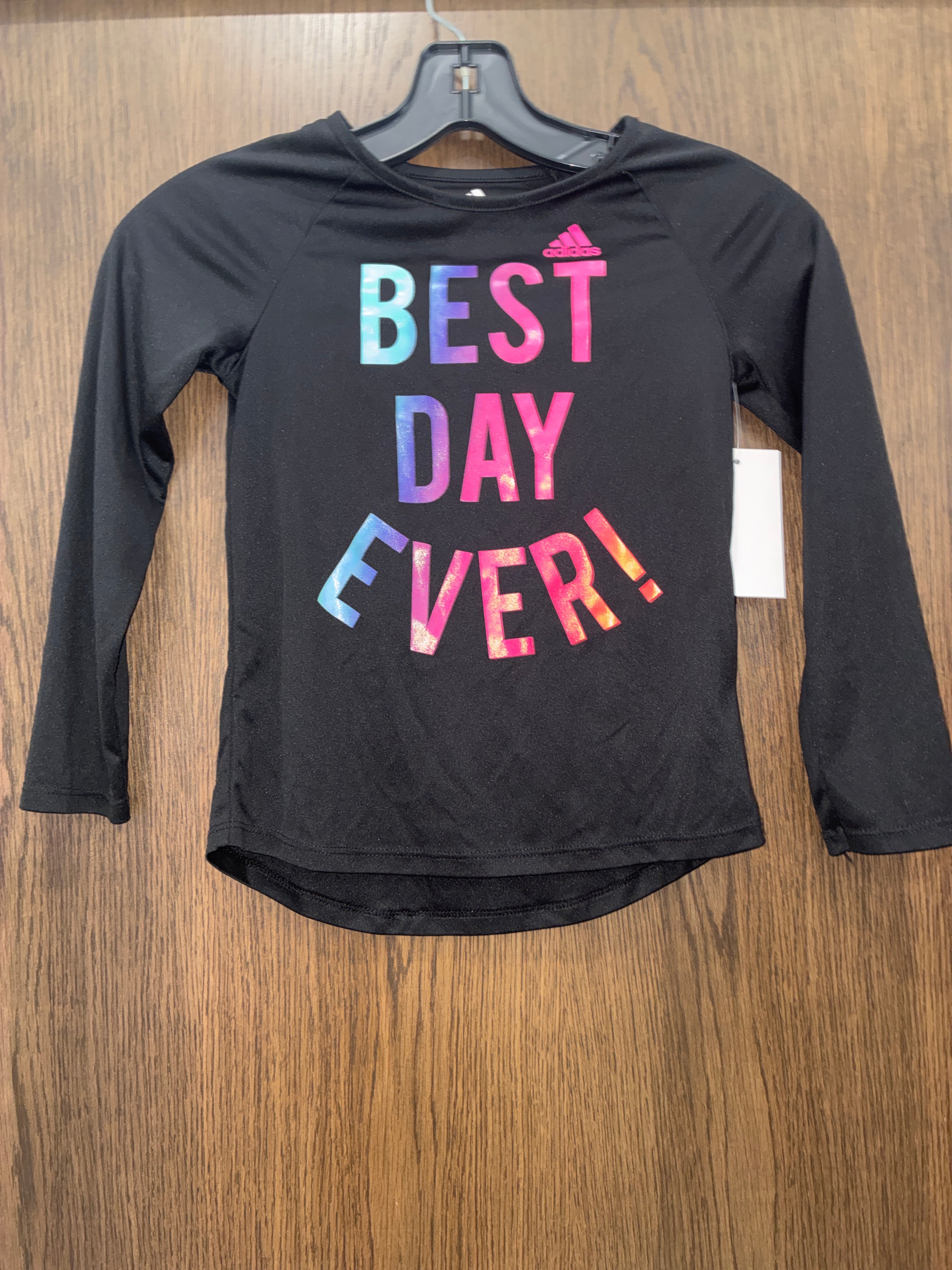 Girls adidas long sleeve shirt size 6