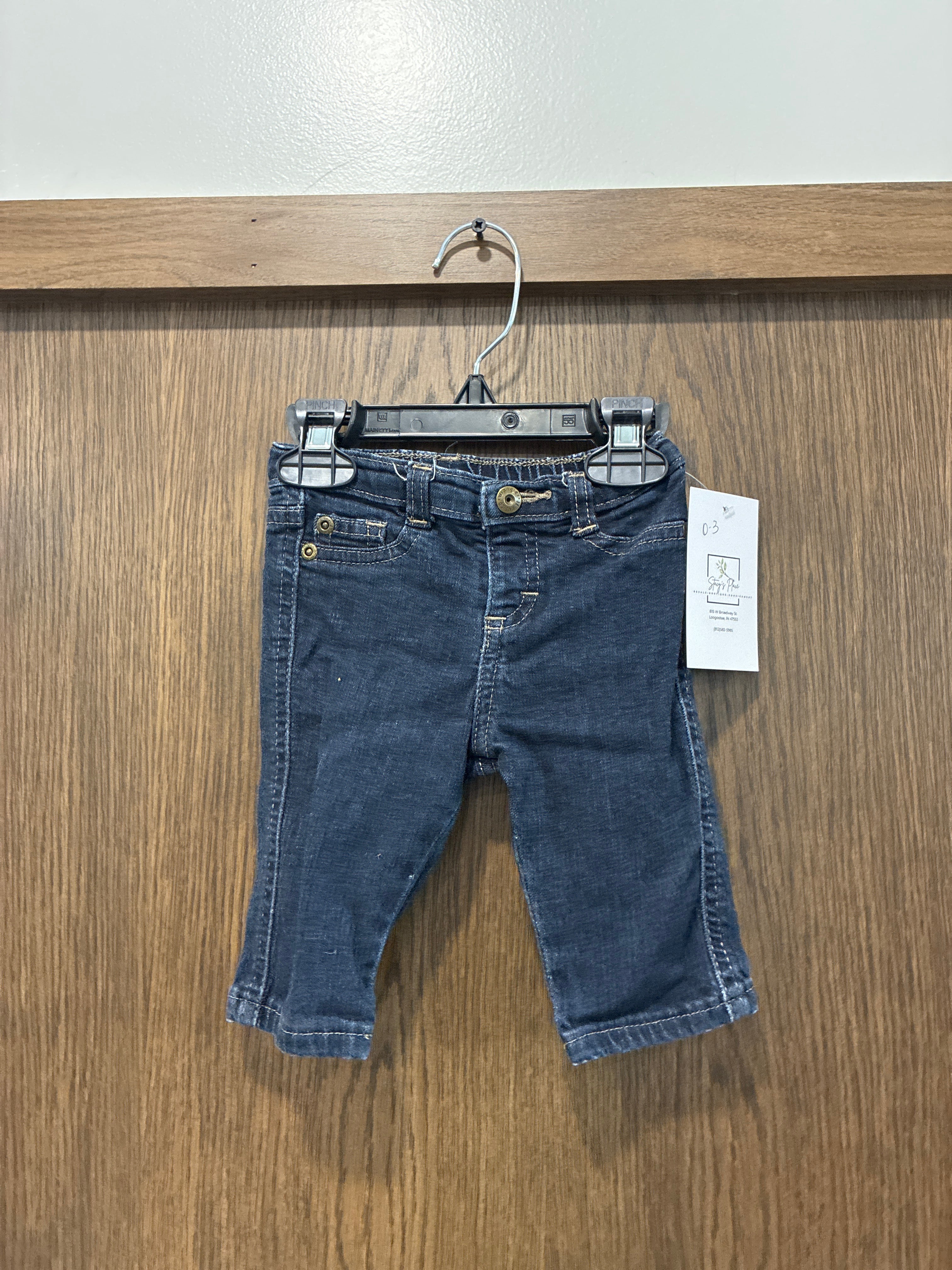 Baby wrangler jeans size 0-3 months