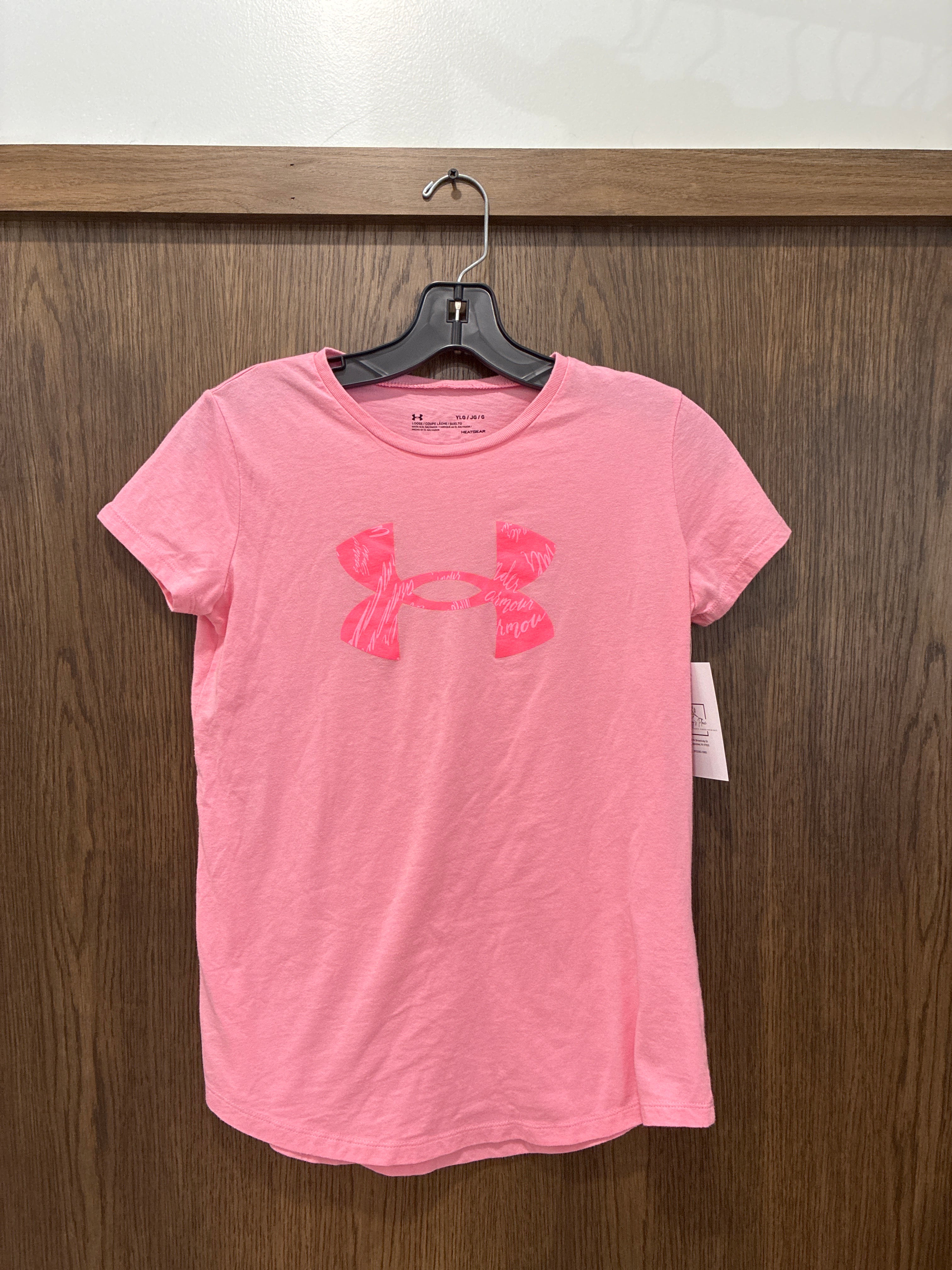 Girls Under Armour T-Shirt YL Youth Large 12/14