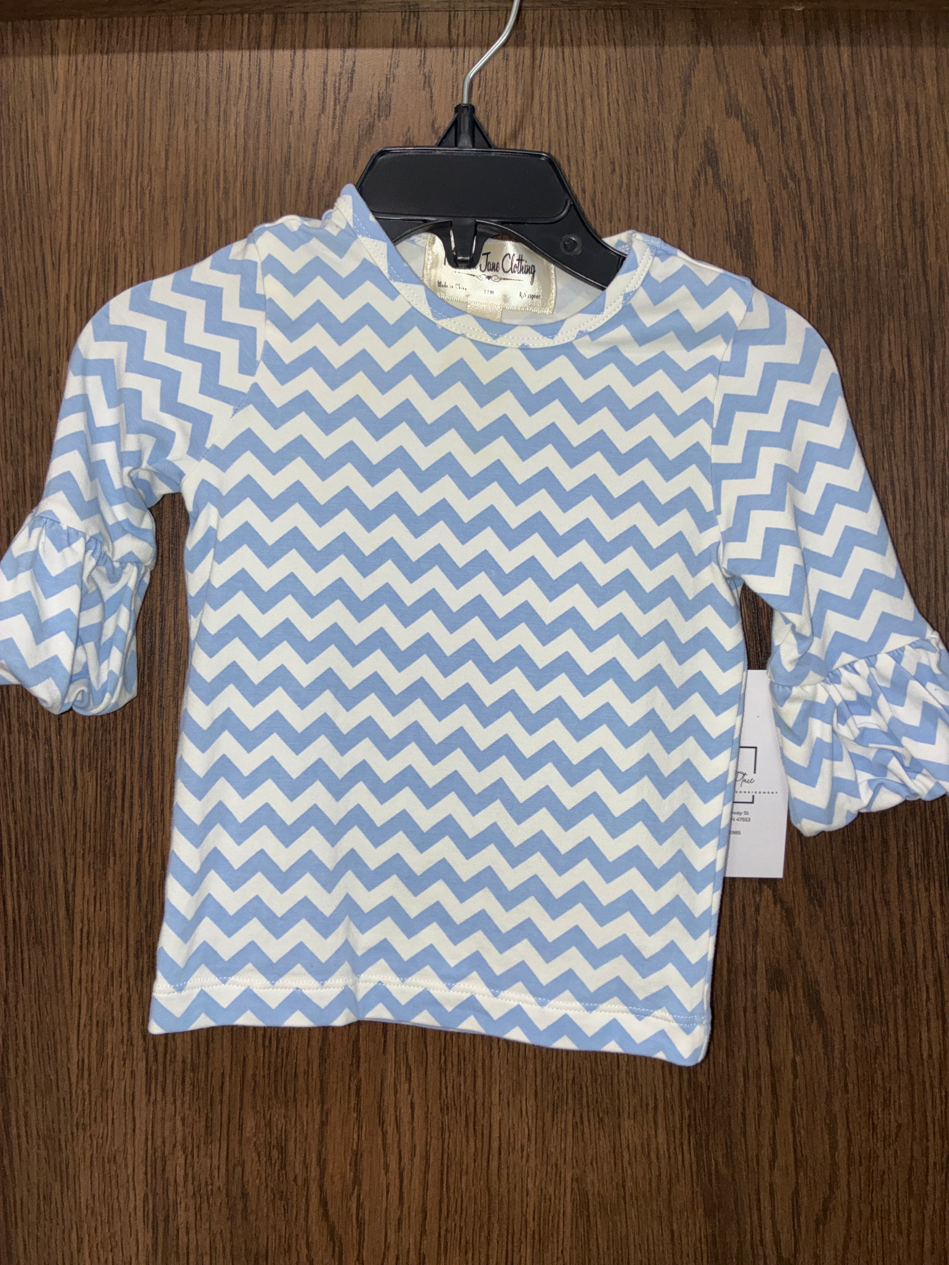 Matilda Jane Chevron Long Sleeve Size 12 Months