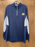 Men’s Notre Dame Long Sleeve Quarter Zip NWT Size Large