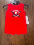 Baseball romper size 6-9 months
