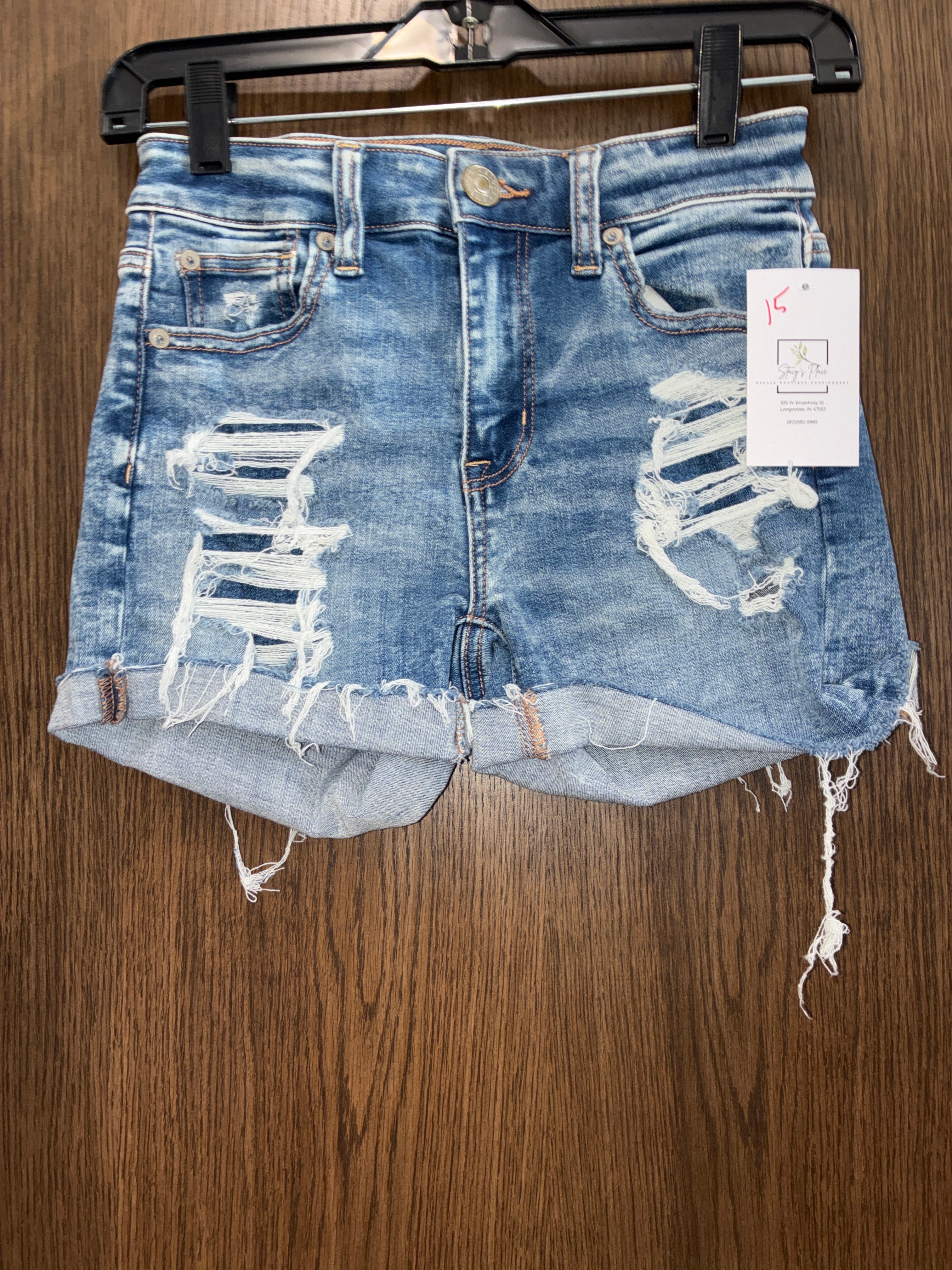 Women’s American Eagle Jean Shorts Size 0