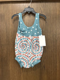 Girls Handmade Bubble Romper 6-9 months