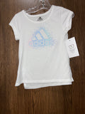 Girls adidas short sleeve shirt size 2T