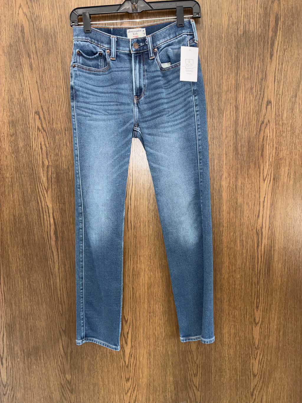 Boy’s Abercrombie Kids straight leg slim fit jeans size 15/16