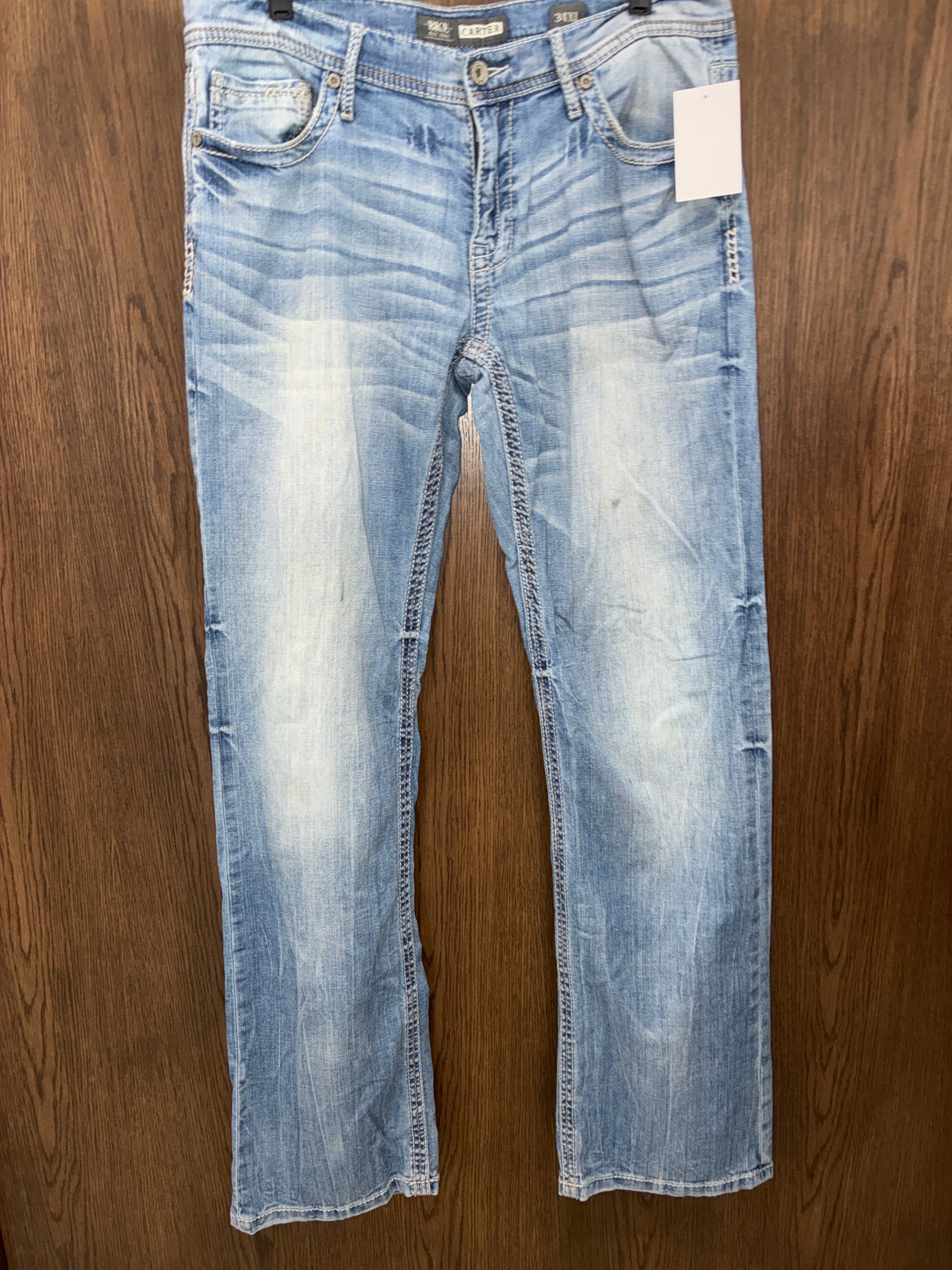 Men’s buckle Carter jeans size 34XL