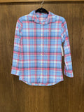 Boy’s Vineyard Vines Long Sleeve Button Up Shirt Size Youth Medium