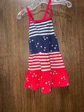 Girls jumping beans Stars and Stripes dress size 18M