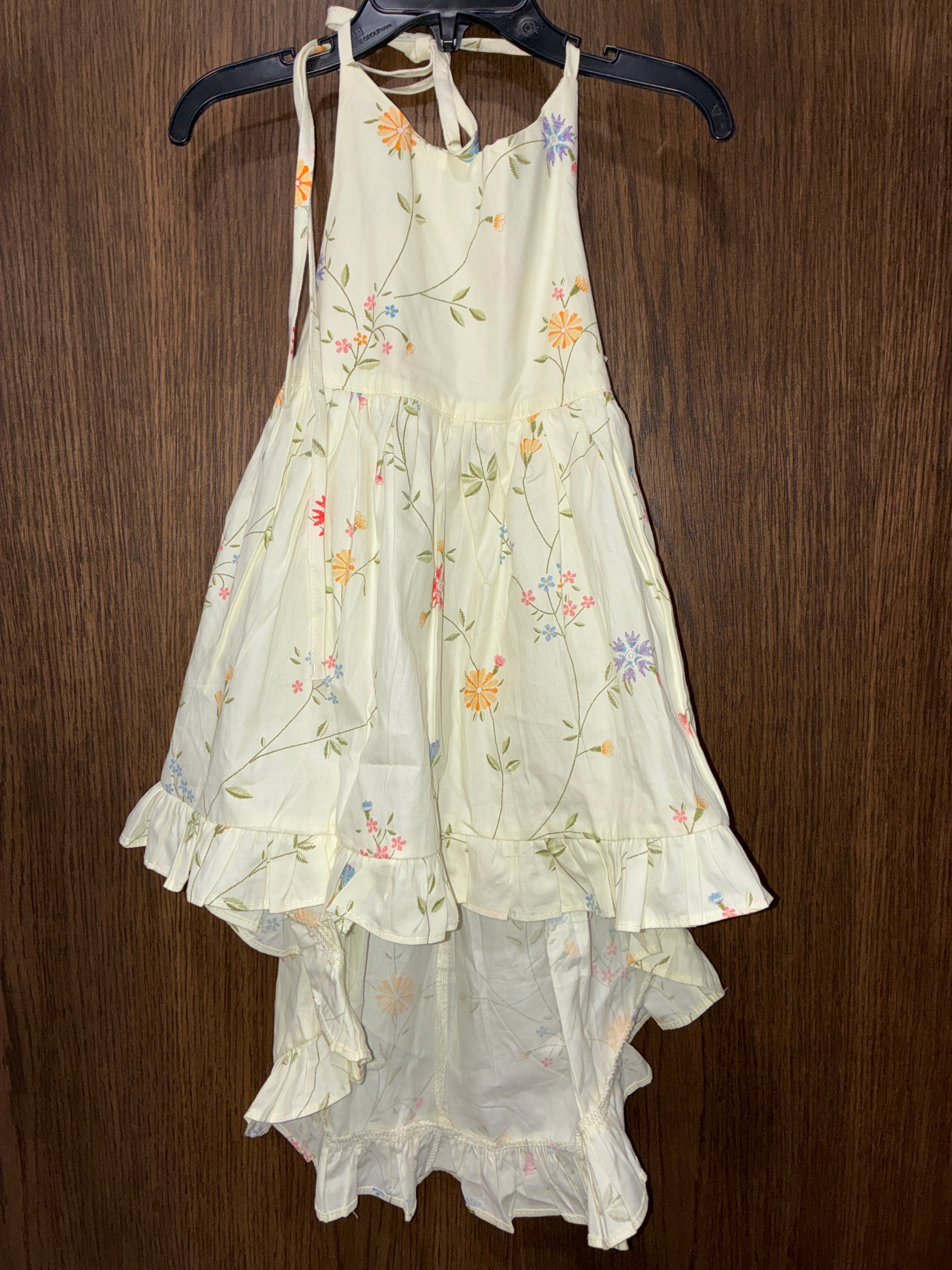 Girls Floral Halter Dress Size 3T