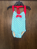 Red Dolly “Dottie” Girls One Piece Swimsuit 12mos