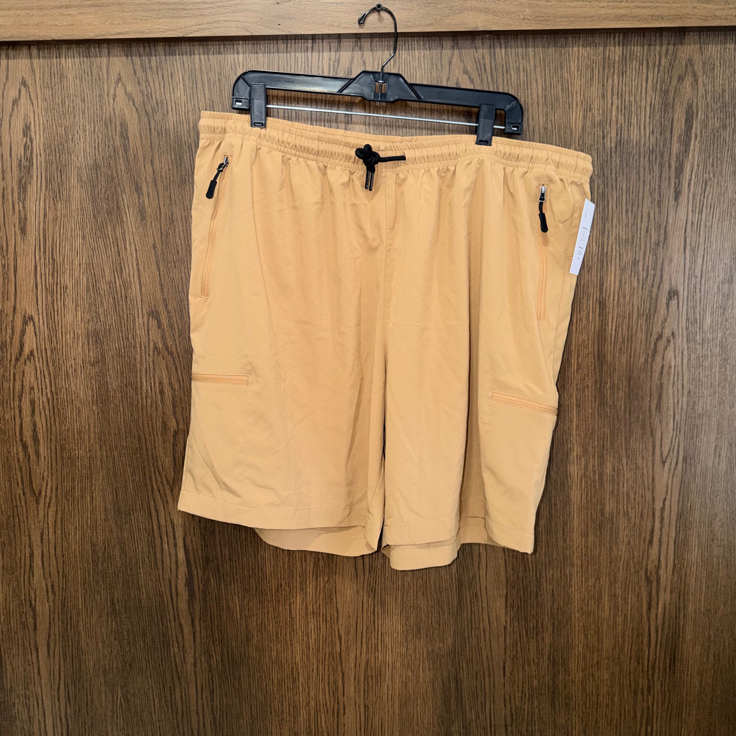 Sanity Men's Camel Athletic Shorts 3X XXL
