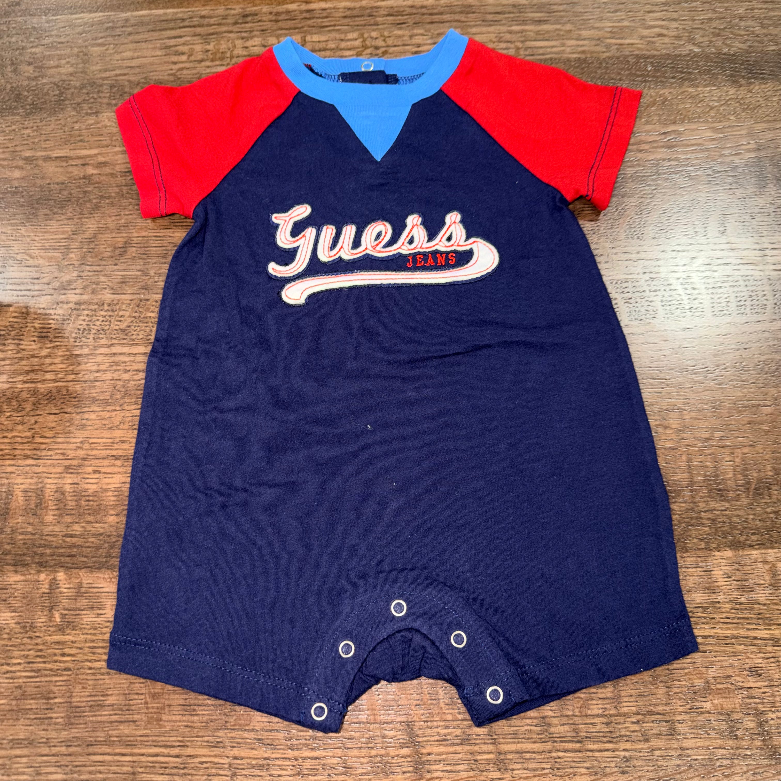 Vintage Guess Y2K Baby Boys Romper 3-6 mos