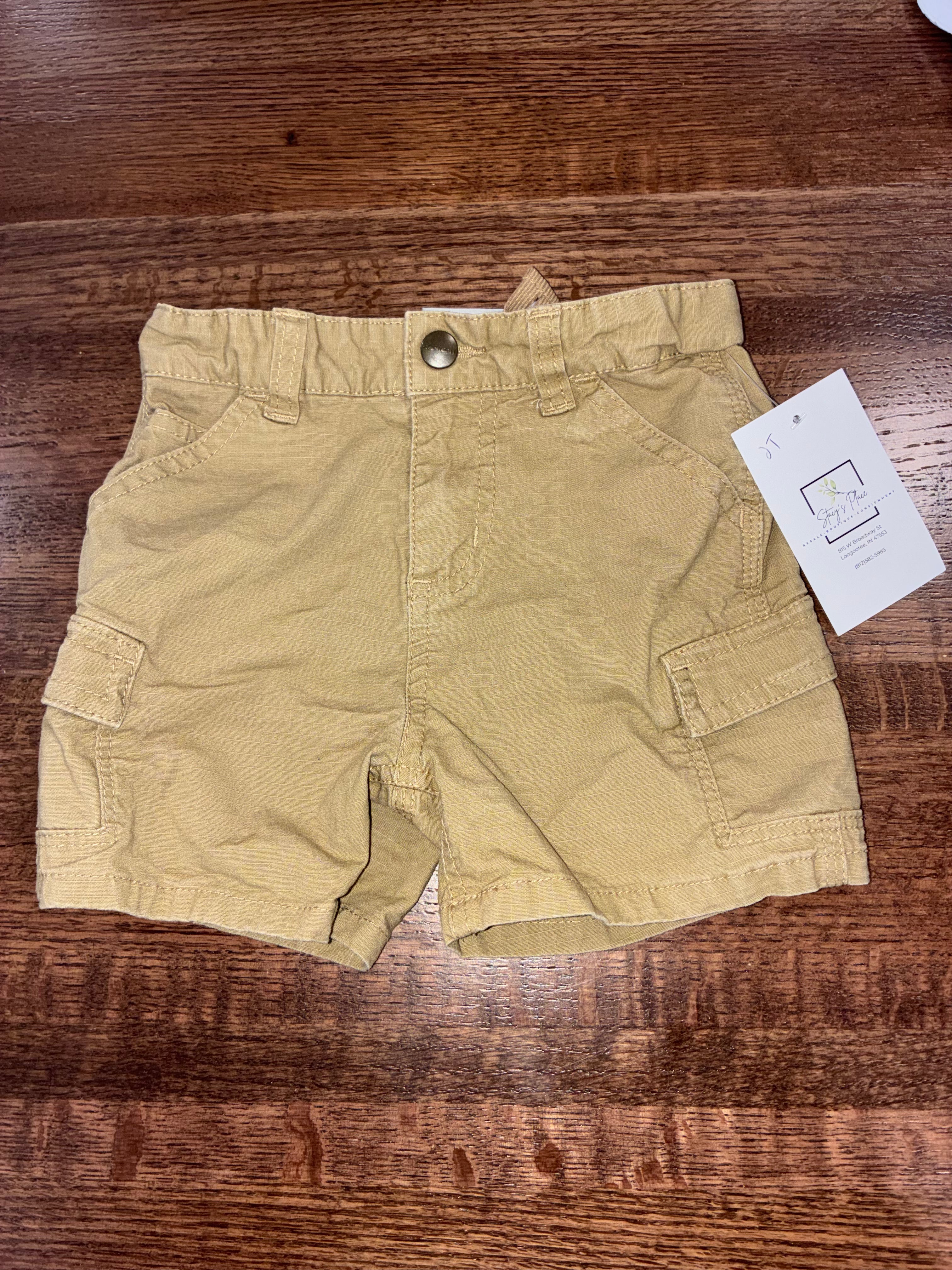 Carhartt Boys Cargo Shorts Adj Waist 2T 3T
