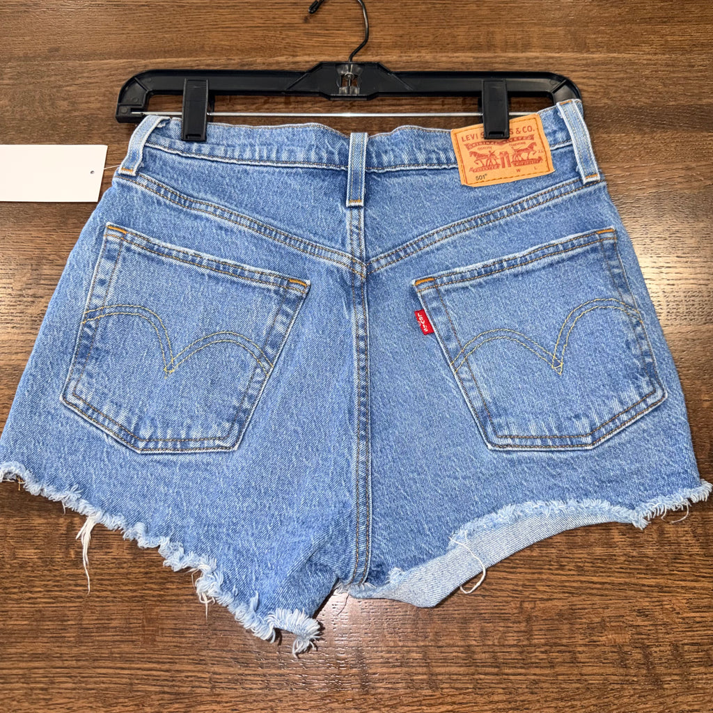 Levi’s 501 Women’s High Waist Button Fly Jean Shorts Size 26