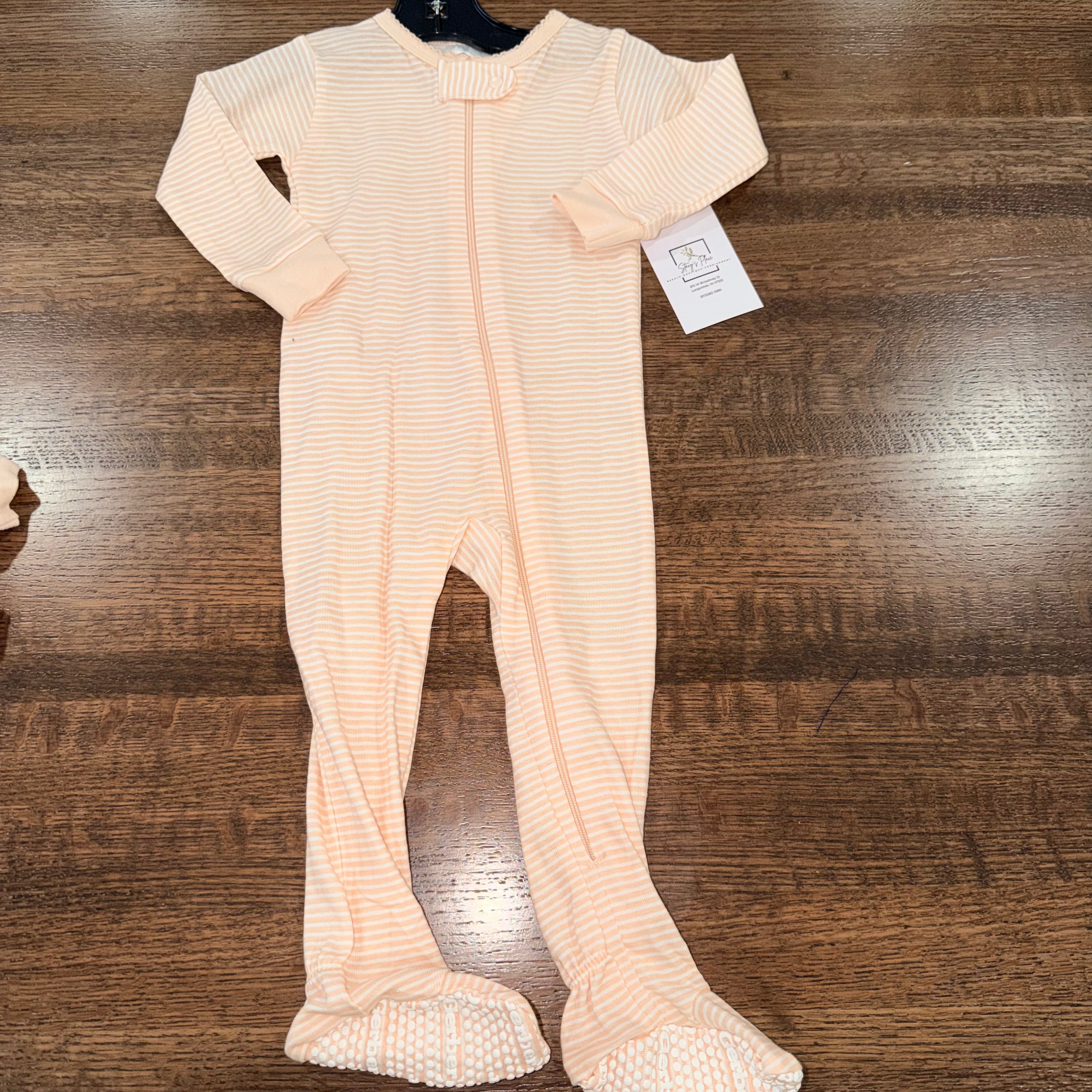 Gerber Girls Footie Sleep & Play 9 Months NWOT