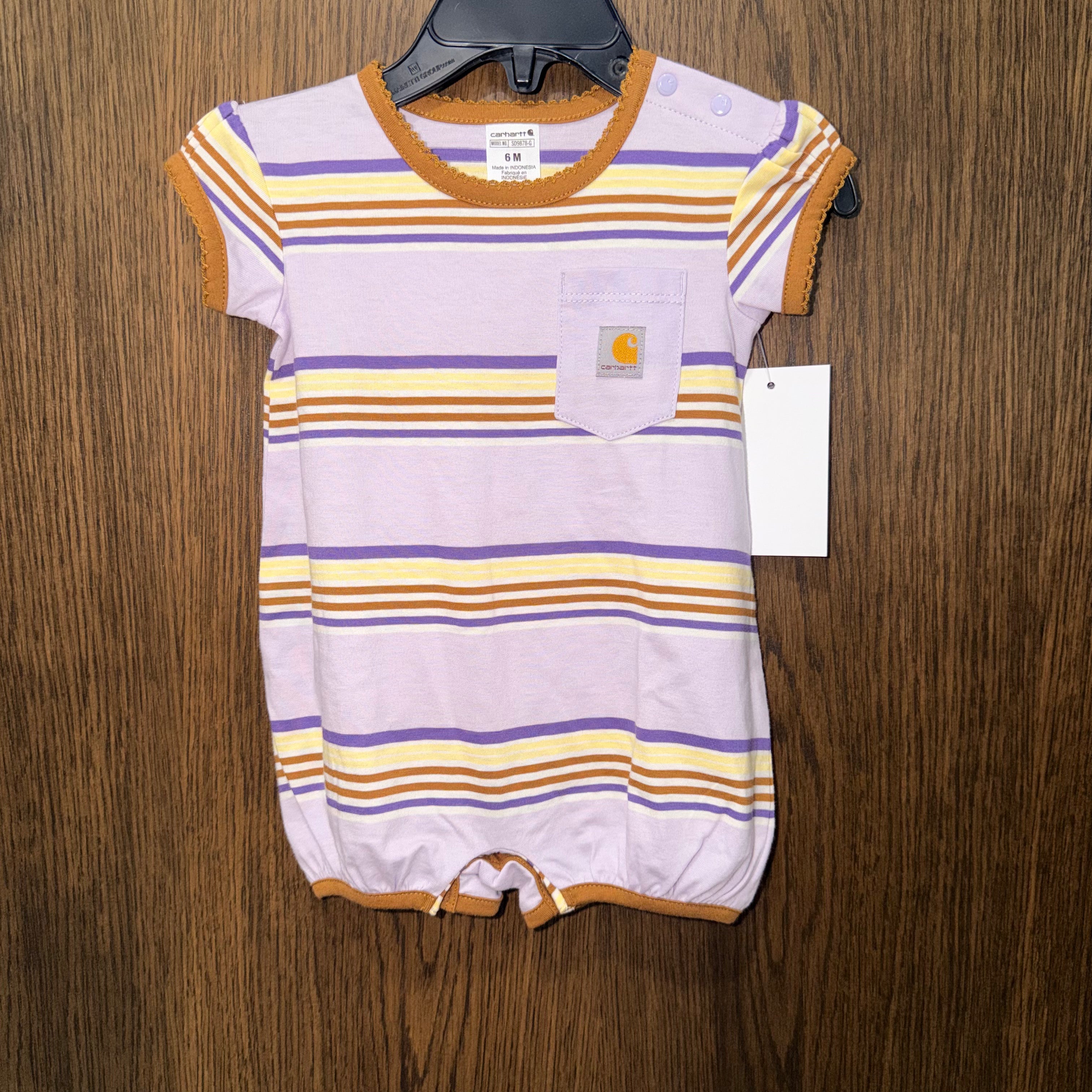 Carhartt Baby Girls Romper 6mos New Condition