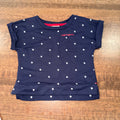 Carhartt Baby Girls Red White & Blue T-Shirt 6mos New Condition
