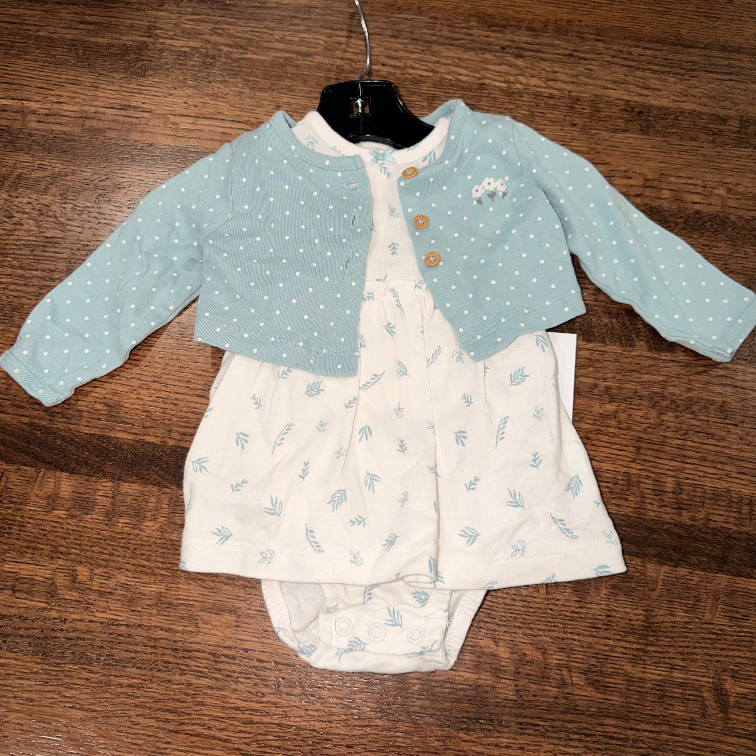 Carters Girls Floral Bubble Romper 3 Months New Condition