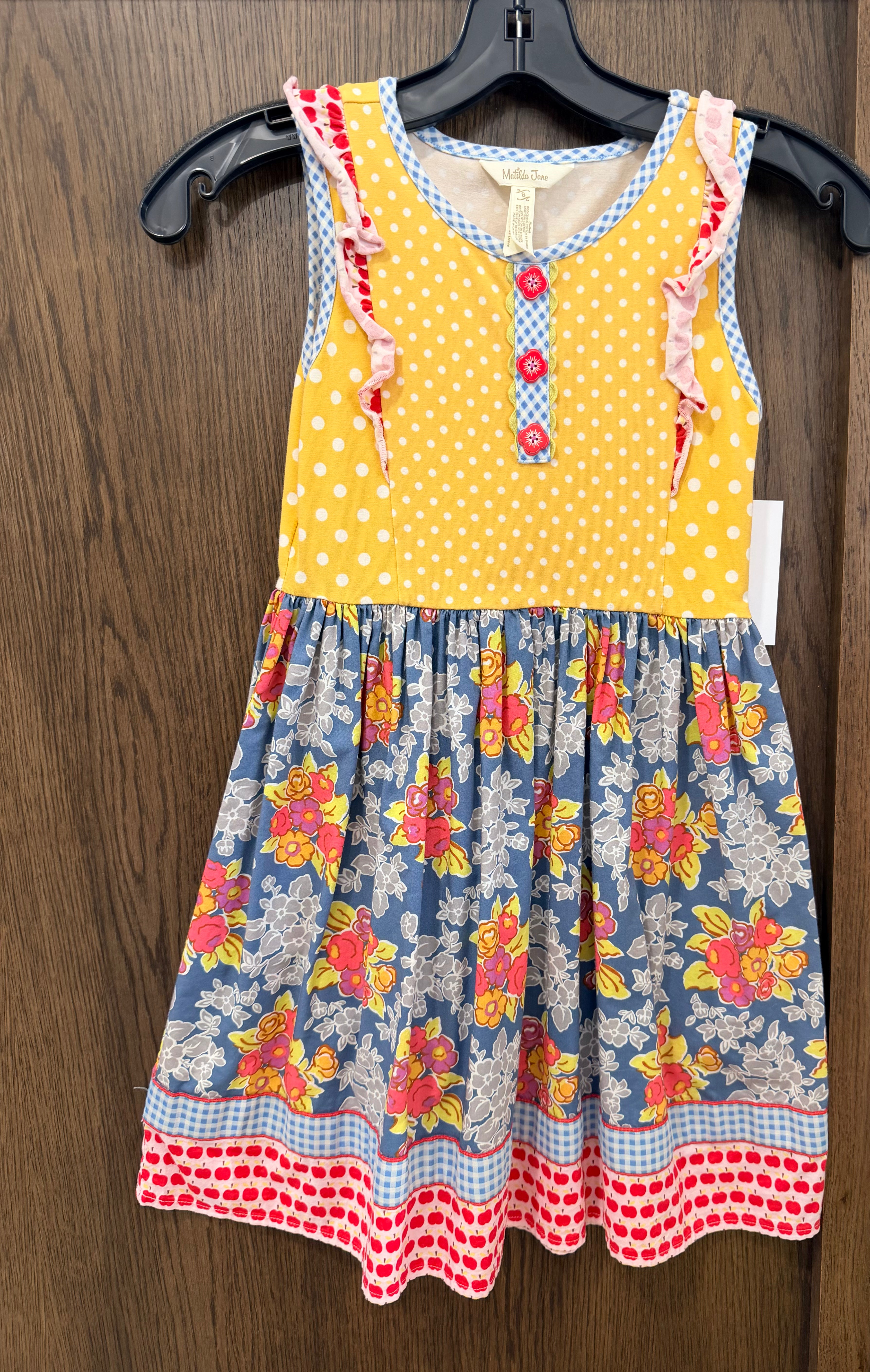 Girls Matilda Jane Around the Globe Dress Size 8
