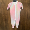 Roller Rabbit Striped Zipper Footie 3-6 mos New Condition