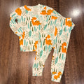 Three Little Tots Boys Dino Modal Cotton Pajama Set Size 2T NWT