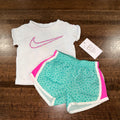 Nike Girls T-Shirt & Shorts Set 12mos